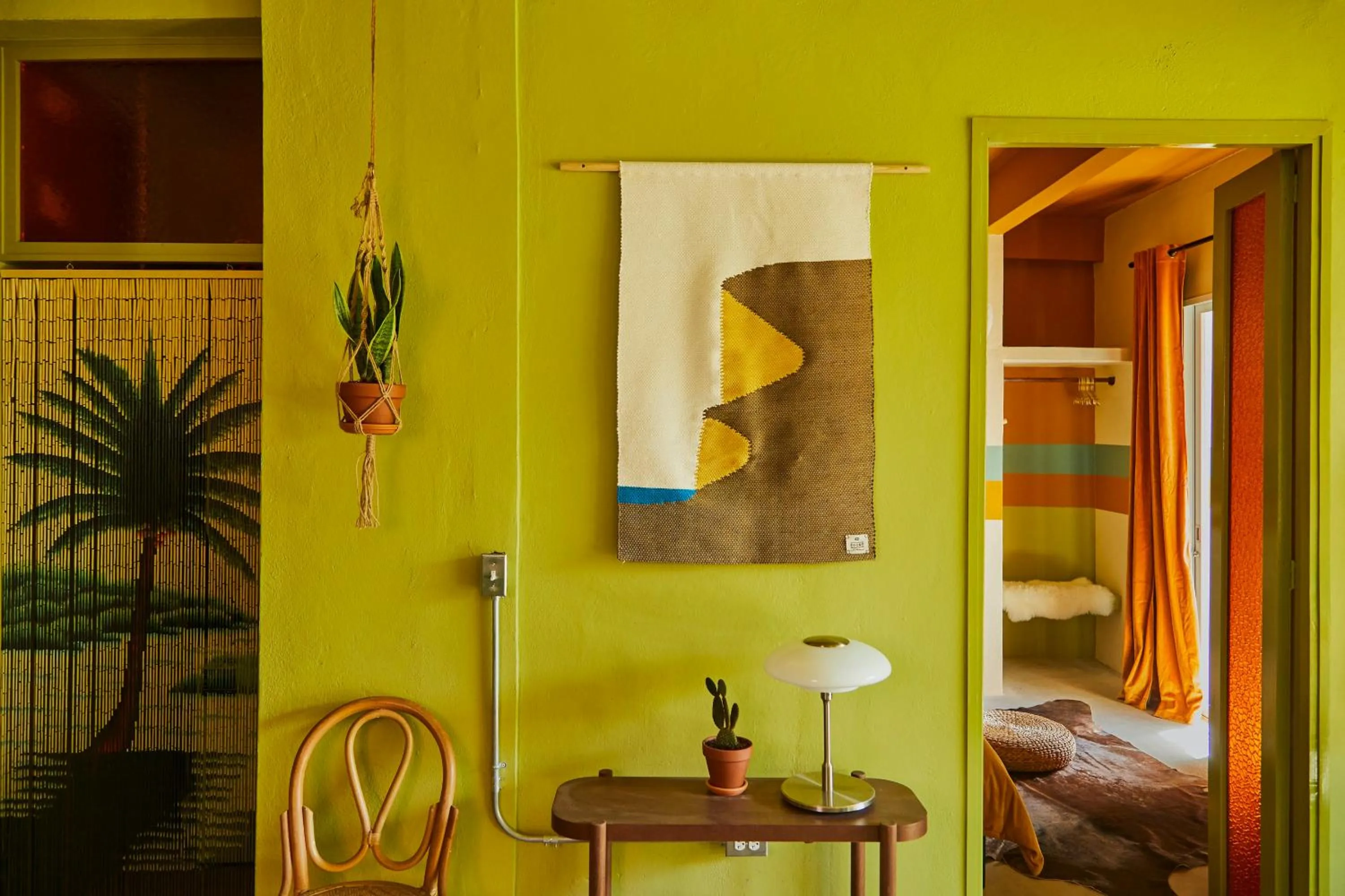 Photo of the whole room, Bed in MOOD HAUS by DW - 70's Retro Stays