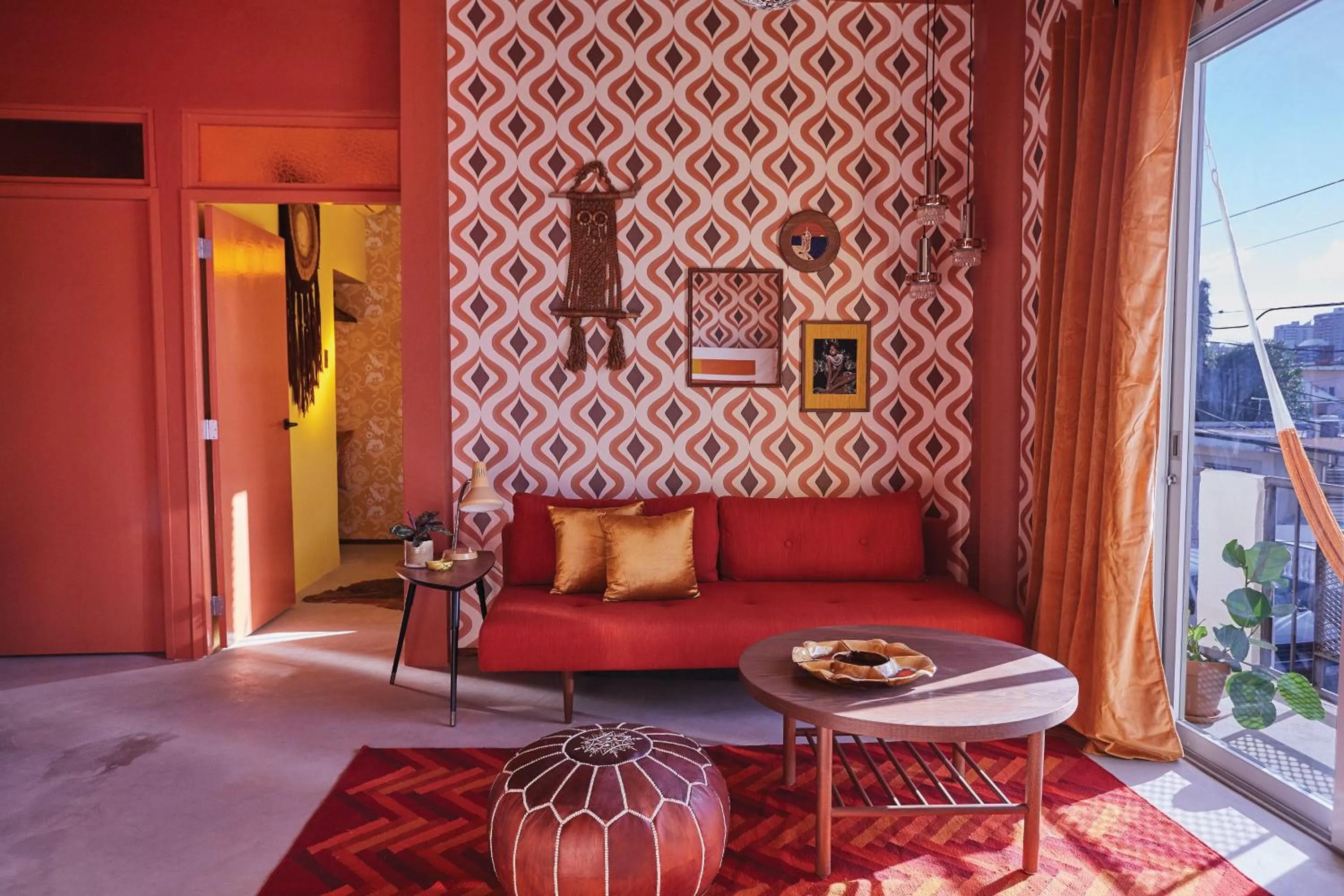 Living room in MOOD HAUS by DW - 70's Retro Stays