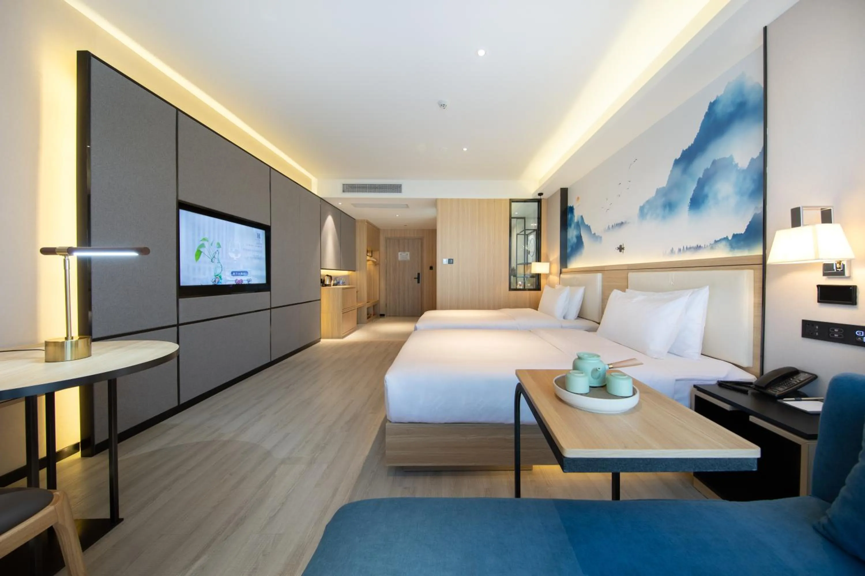 Bedroom, Bed in Ausotel by Argyle Baiyun International Airport Renhe Metro Exit B