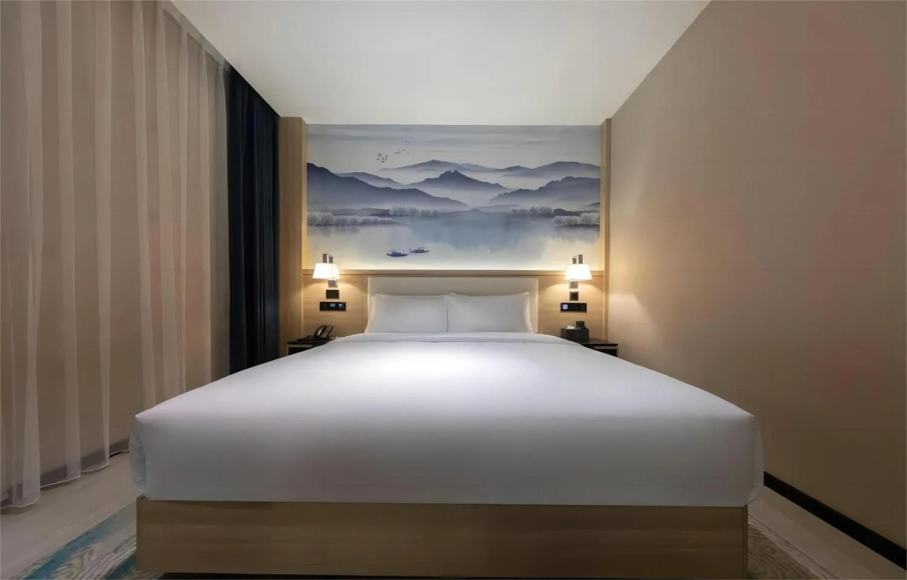Bed in Ausotel by Argyle Baiyun International Airport Renhe Metro Exit B