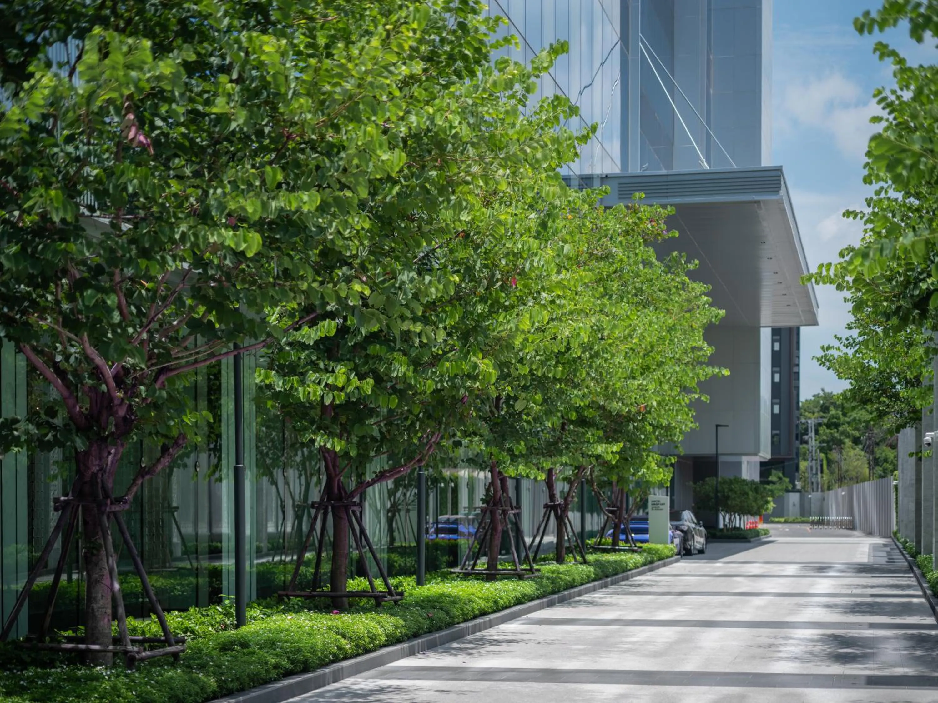 Garden in Eastin Grand Hotel Phayathai