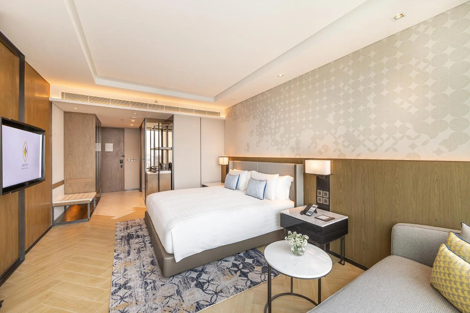 Bed in Eastin Grand Hotel Phayathai