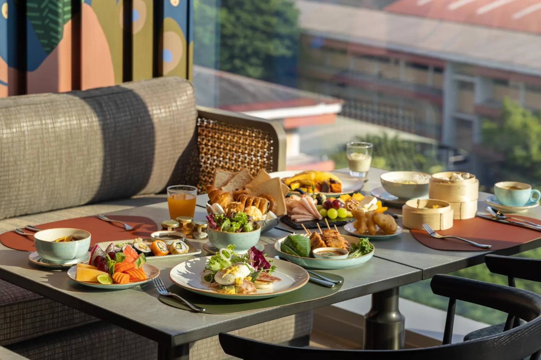 Breakfast in Eastin Grand Hotel Phayathai