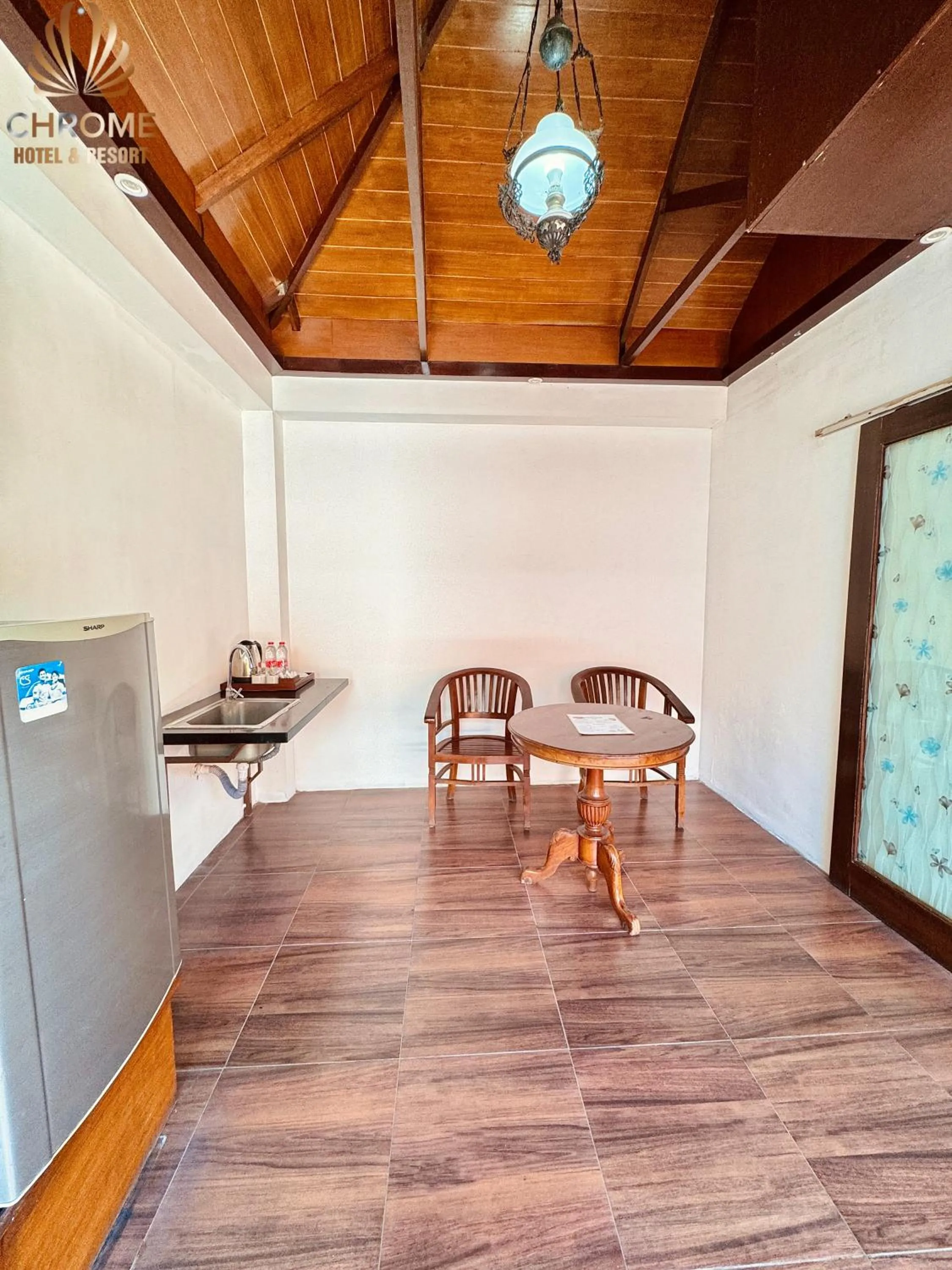 Seating area in chrome hotel & resort solo