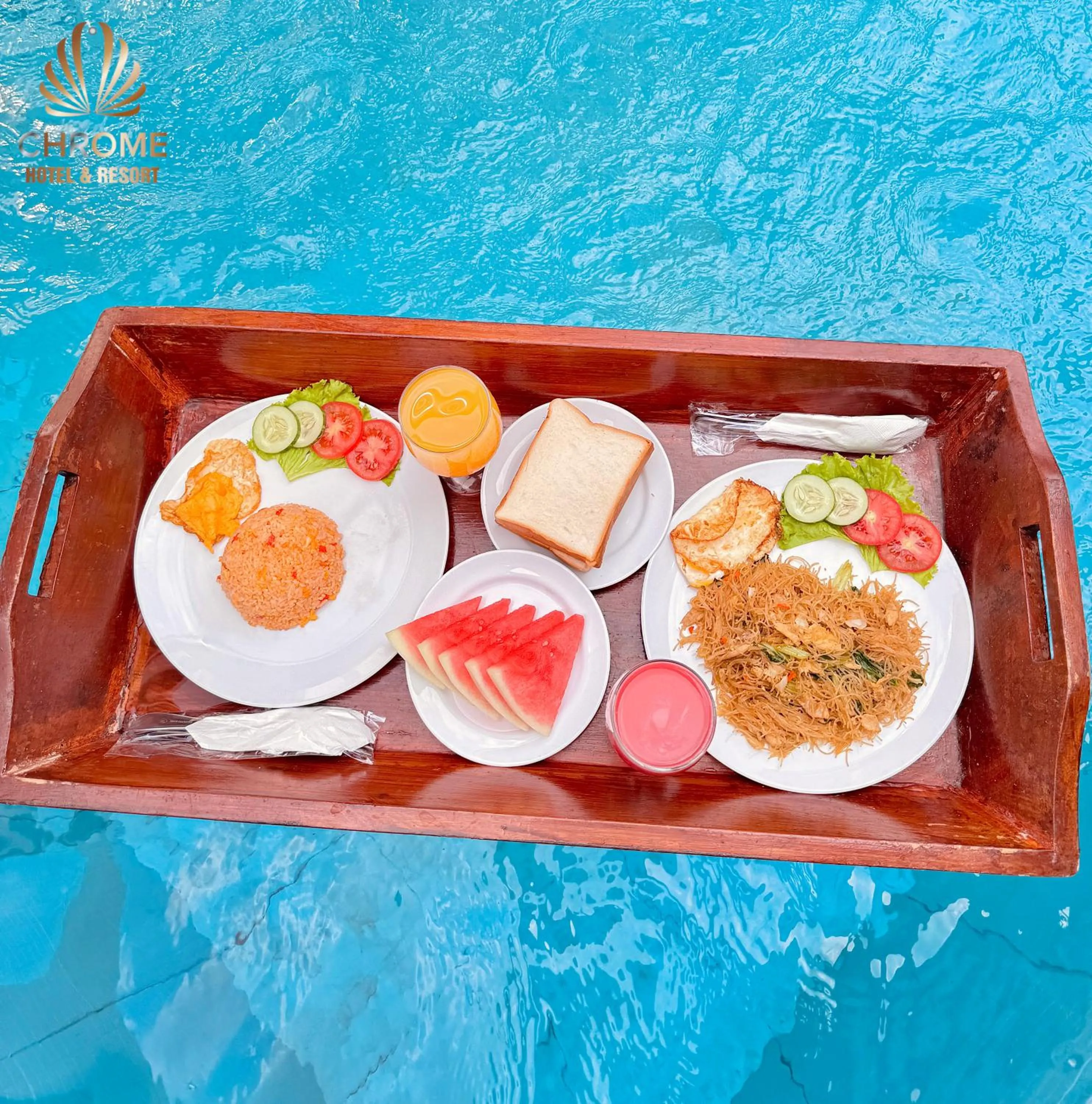 Breakfast in chrome hotel & resort solo