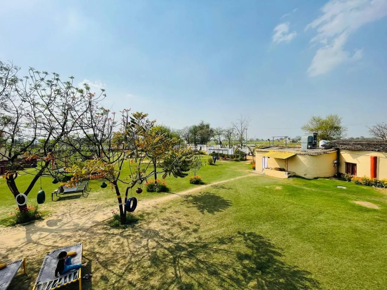 Garden view in Arise Ethnic Village Resort - Manesar Bilaspur