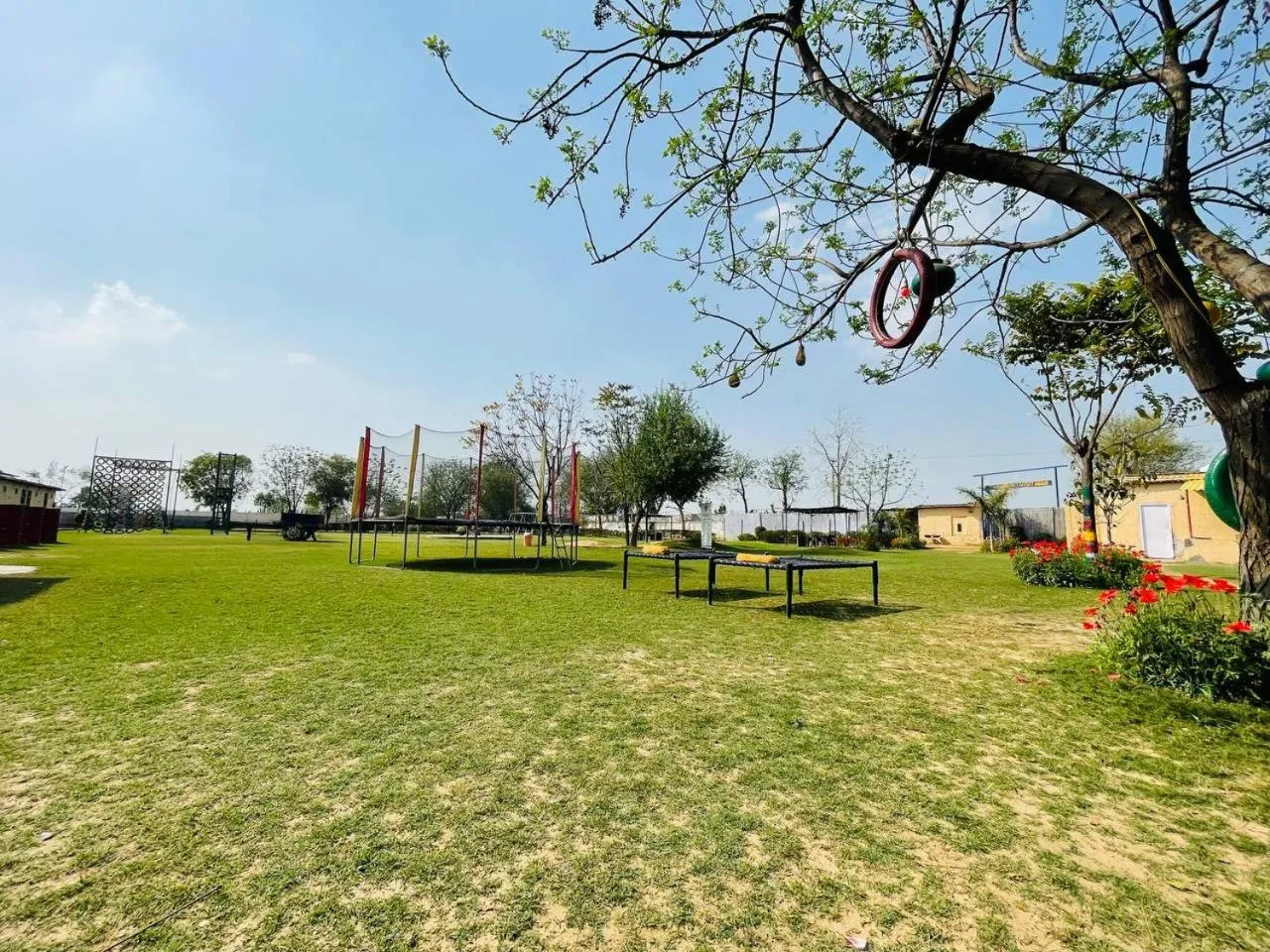 Garden view in Arise Ethnic Village Resort - Manesar Bilaspur