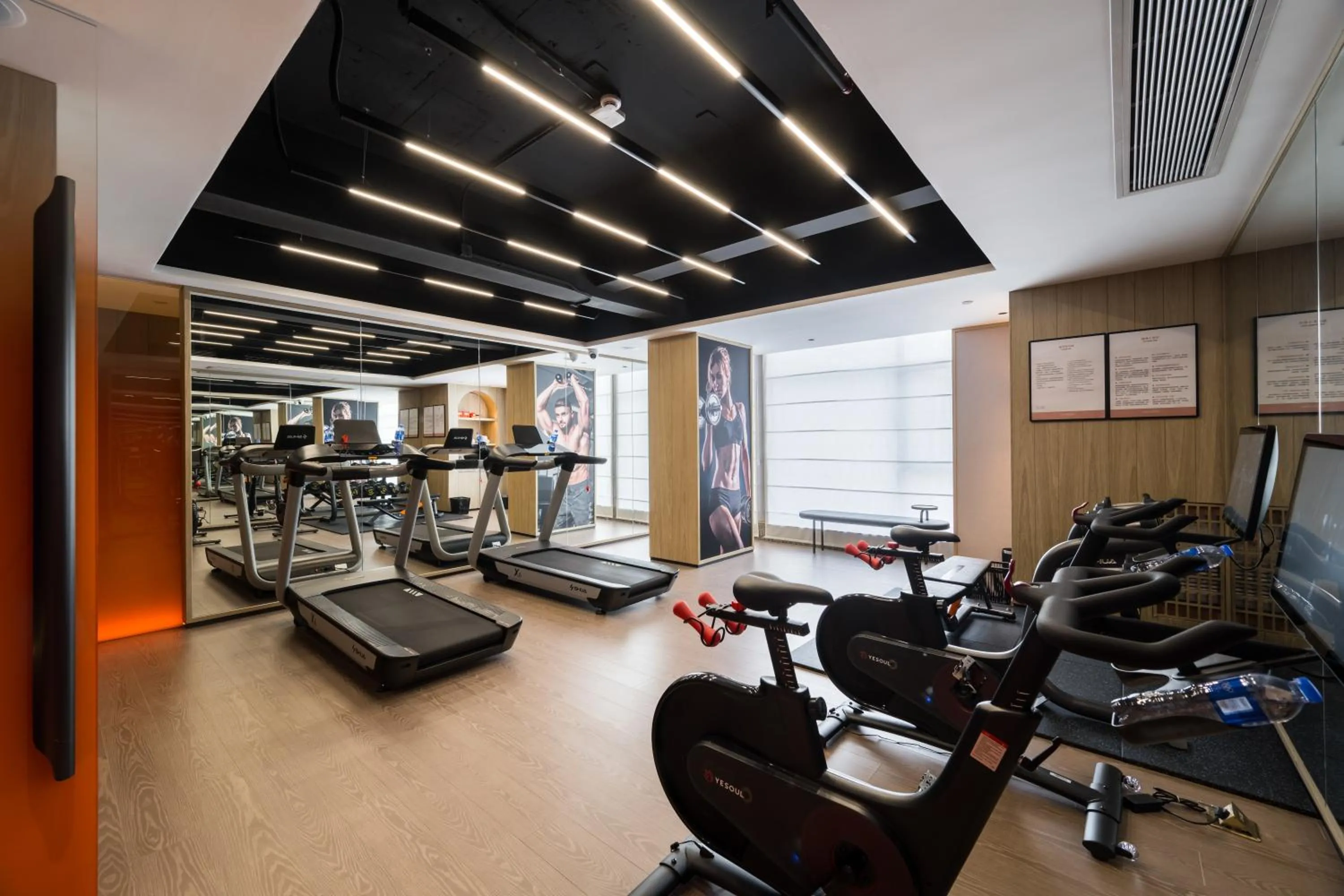 Fitness centre/facilities in Arthur Hotel Luogang Xiangang Metro Guangzhou-Free Breakfast and Free Afternoon Tea
