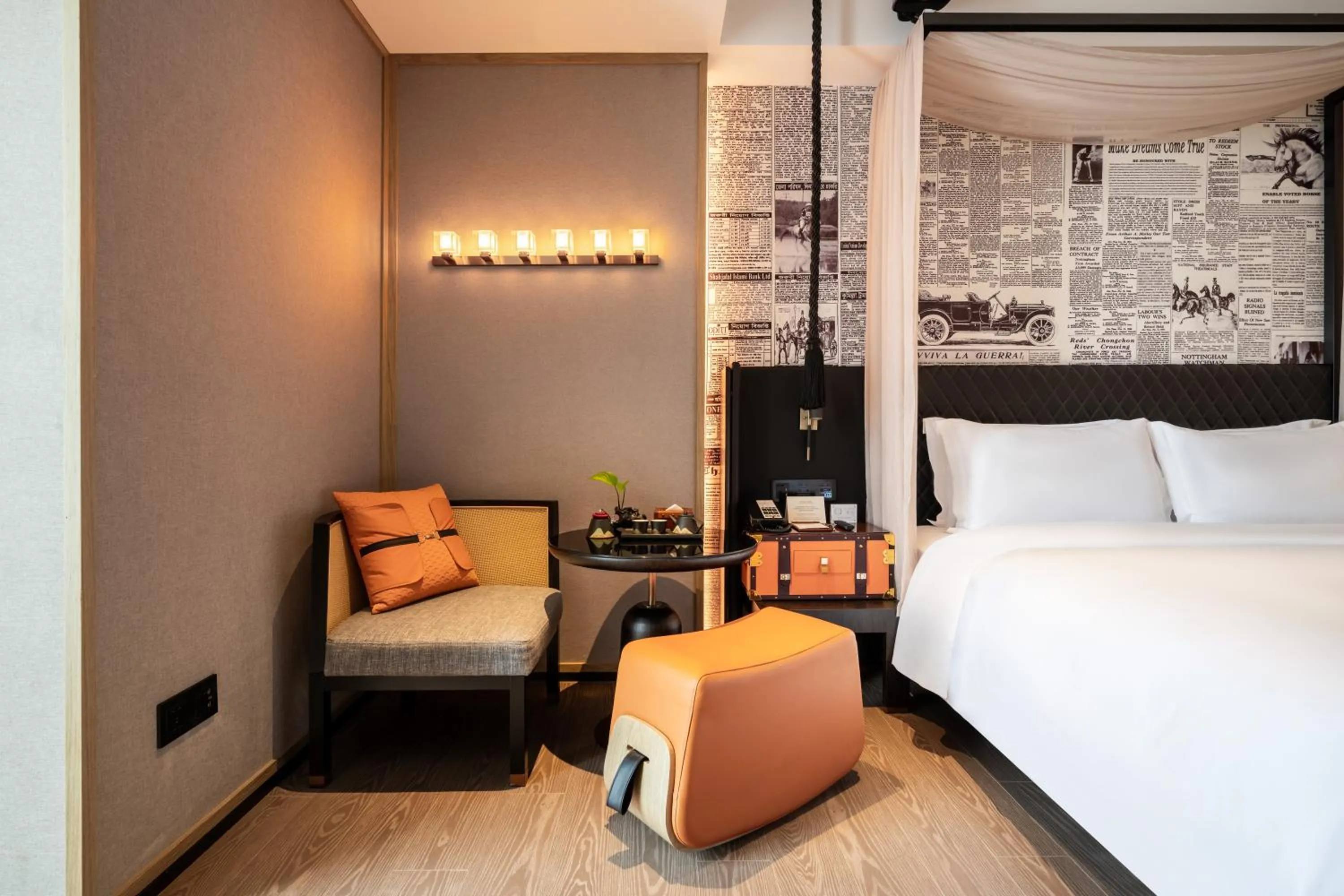 Photo of the whole room, Bed in Arthur Hotel Luogang Xiangang Metro Guangzhou-Free Breakfast and Free Afternoon Tea