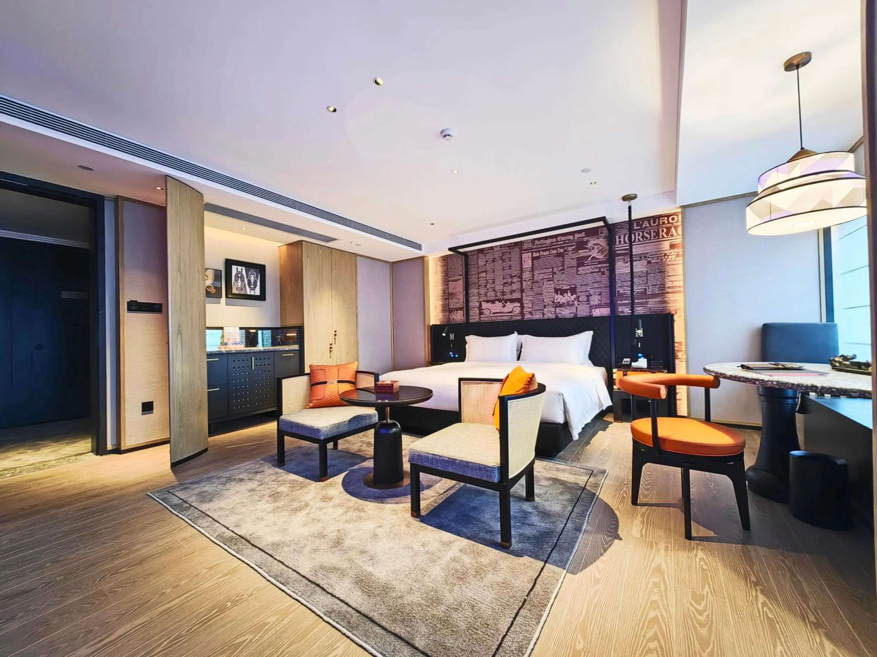Living room in Arthur Hotel Luogang Xiangang Metro Guangzhou-Free Breakfast and Free Afternoon Tea