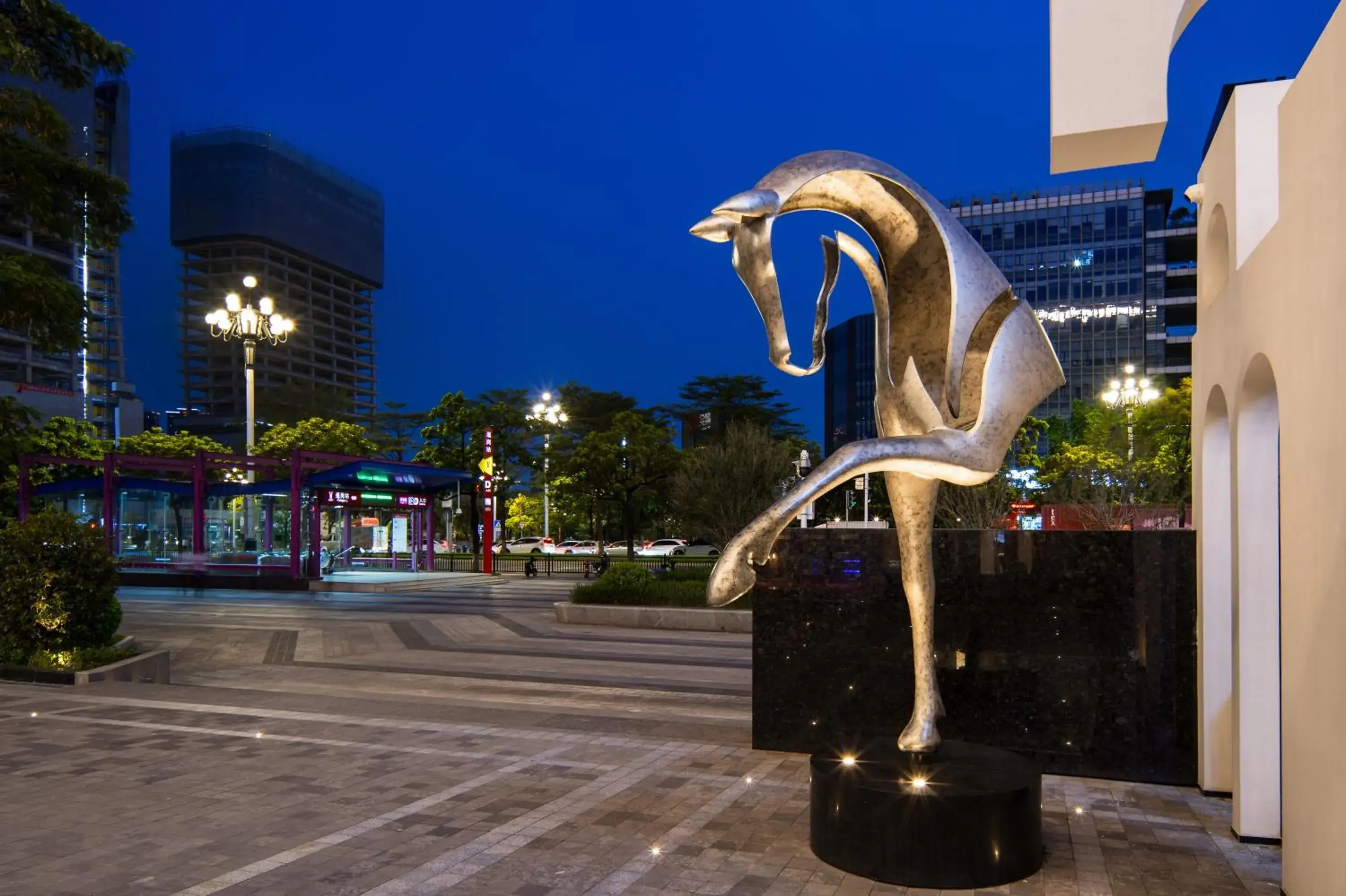 Property building in Arthur Hotel Luogang Xiangang Metro Guangzhou-Free Breakfast and Free Afternoon Tea Property building in Arthur Hotel Luogang Xiangang Metro Guangzhou-Free Breakfast and Free Afternoon Tea