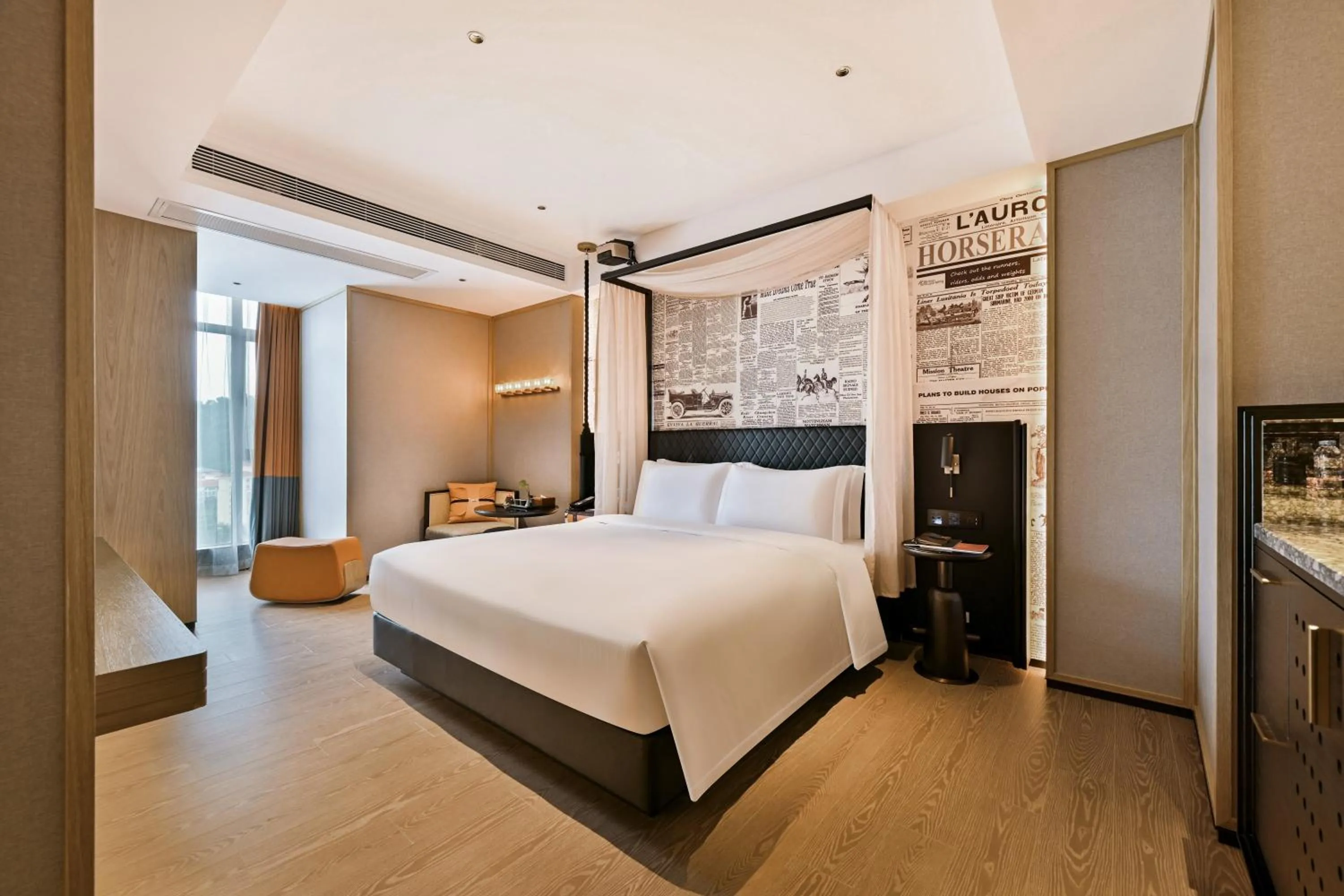 Bed in Arthur Hotel Luogang Xiangang Metro Guangzhou-Free Breakfast and Free Afternoon Tea
