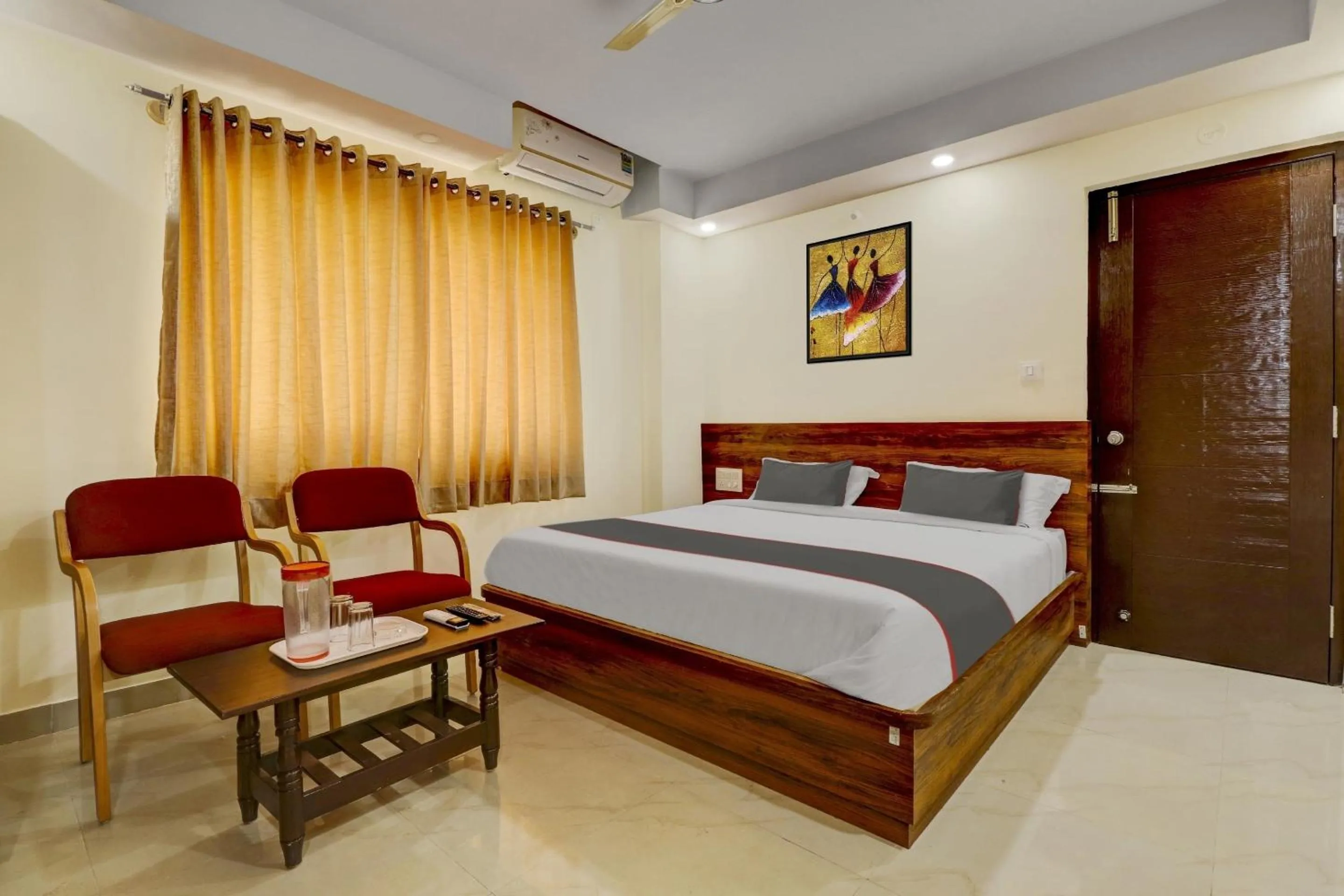 Bedroom, Bed in Collection O Hemadri Residency