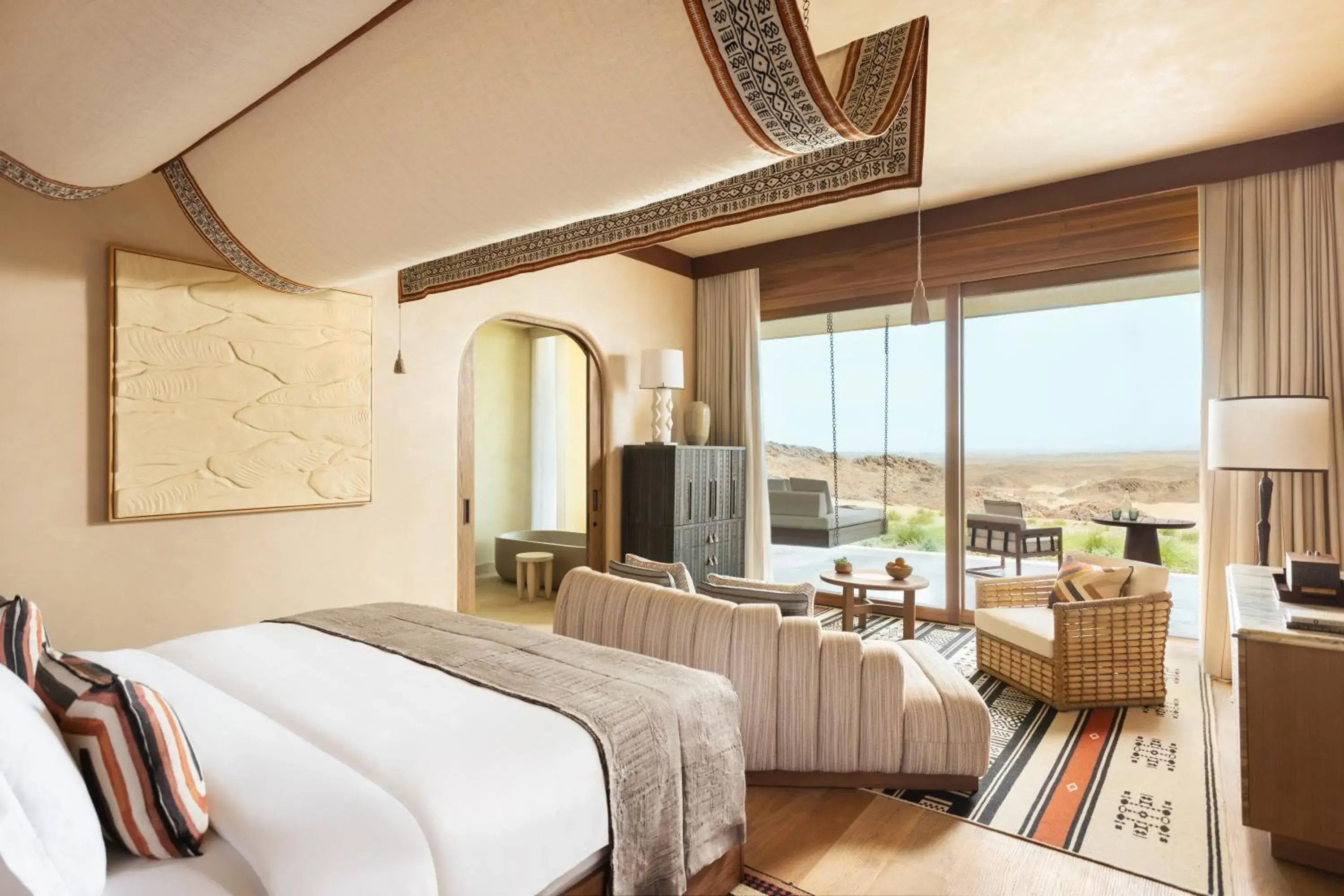 Bed in Six Senses Southern Dunes, The Red Sea Bed in Six Senses Southern Dunes, The Red Sea