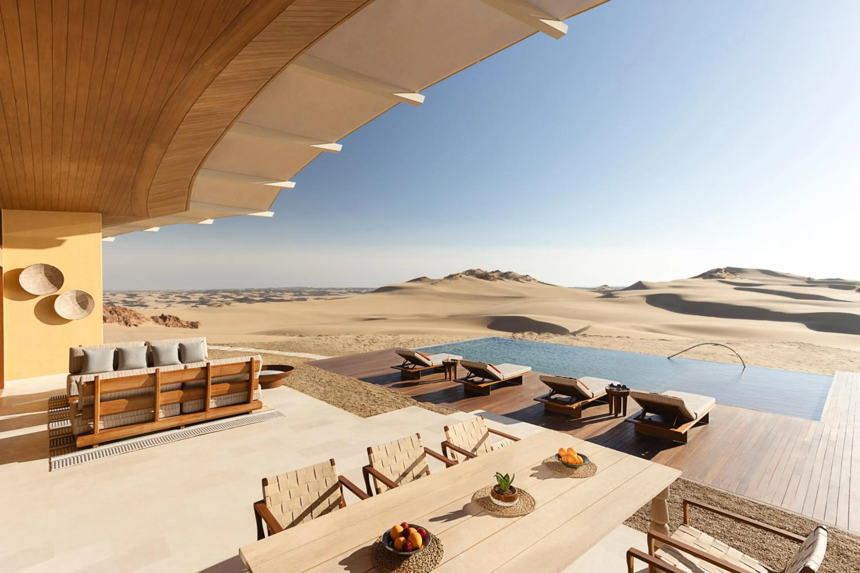 Patio in Six Senses Southern Dunes, The Red Sea