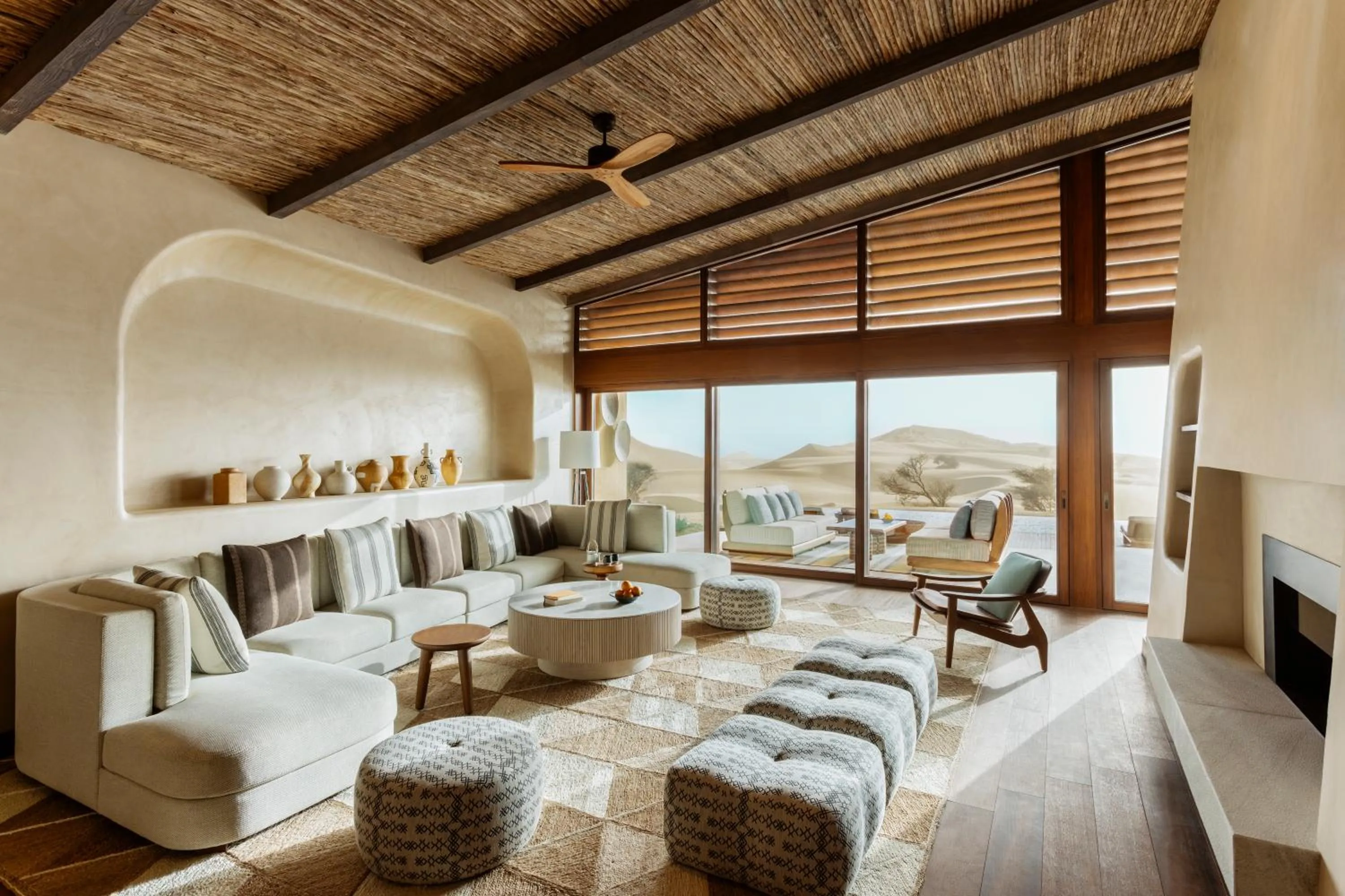 Living room in Six Senses Southern Dunes, The Red Sea