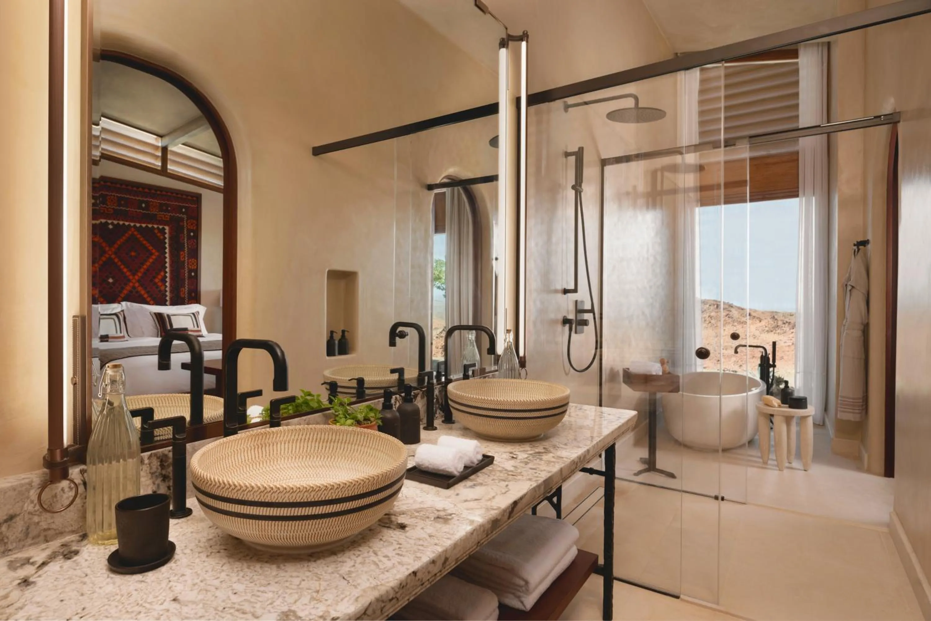 Shower in Six Senses Southern Dunes, The Red Sea