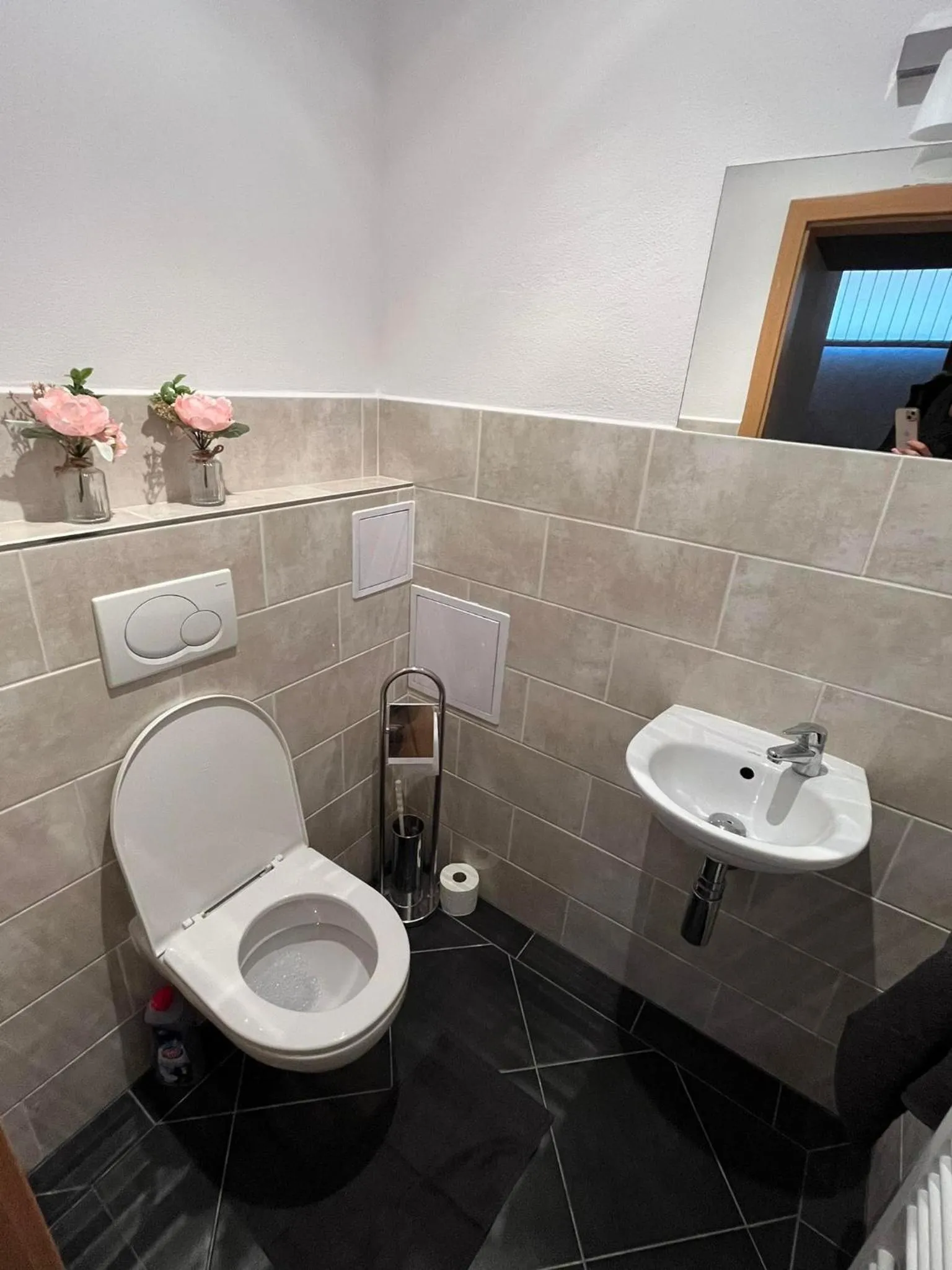 Toilet in Ubytování Tajemství Lucy