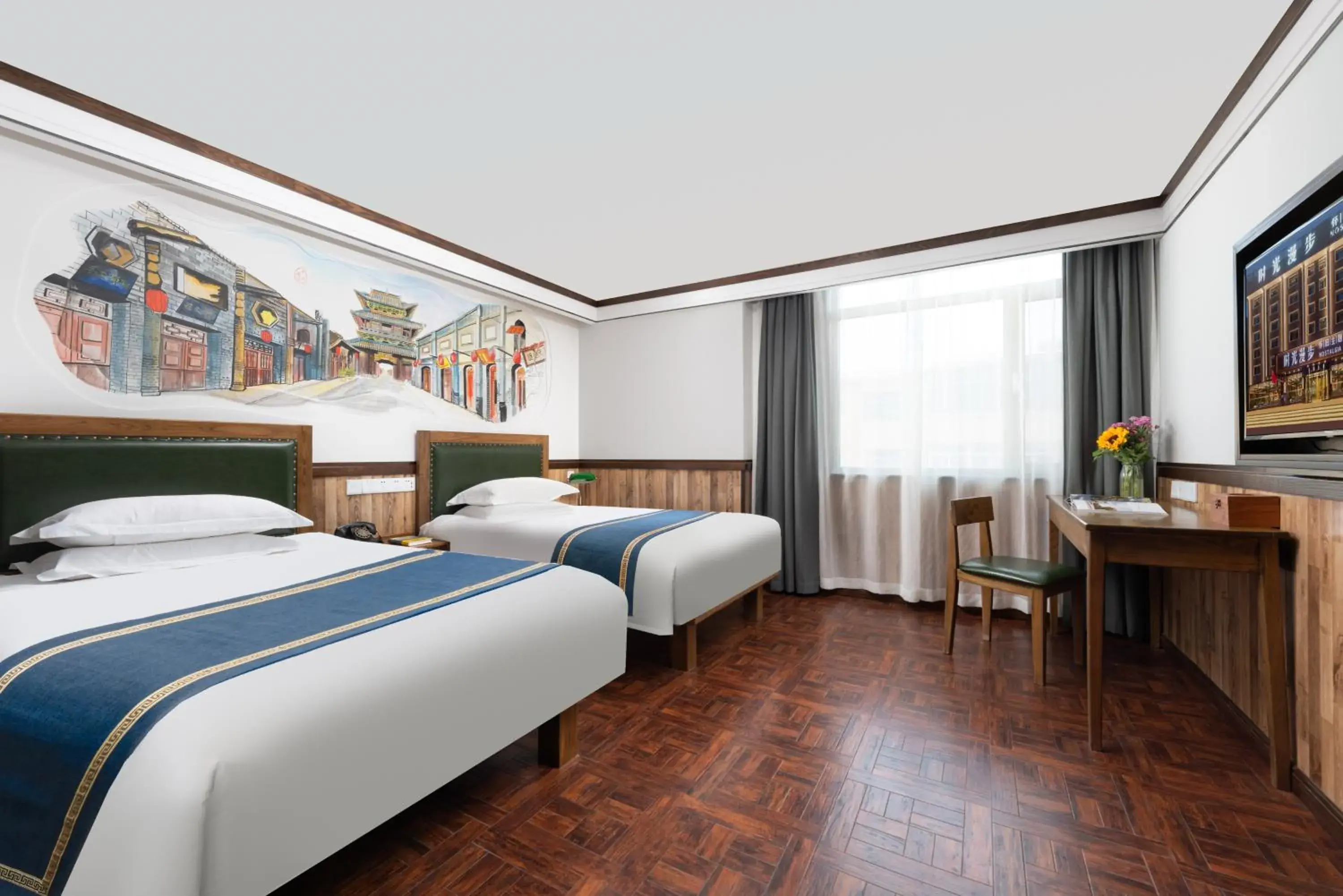 Superior Family Room in Nost algia Hotel T aiyuan Shanxi Museum Superior Family Room in Nost algia Hotel T aiyuan Shanxi Museum