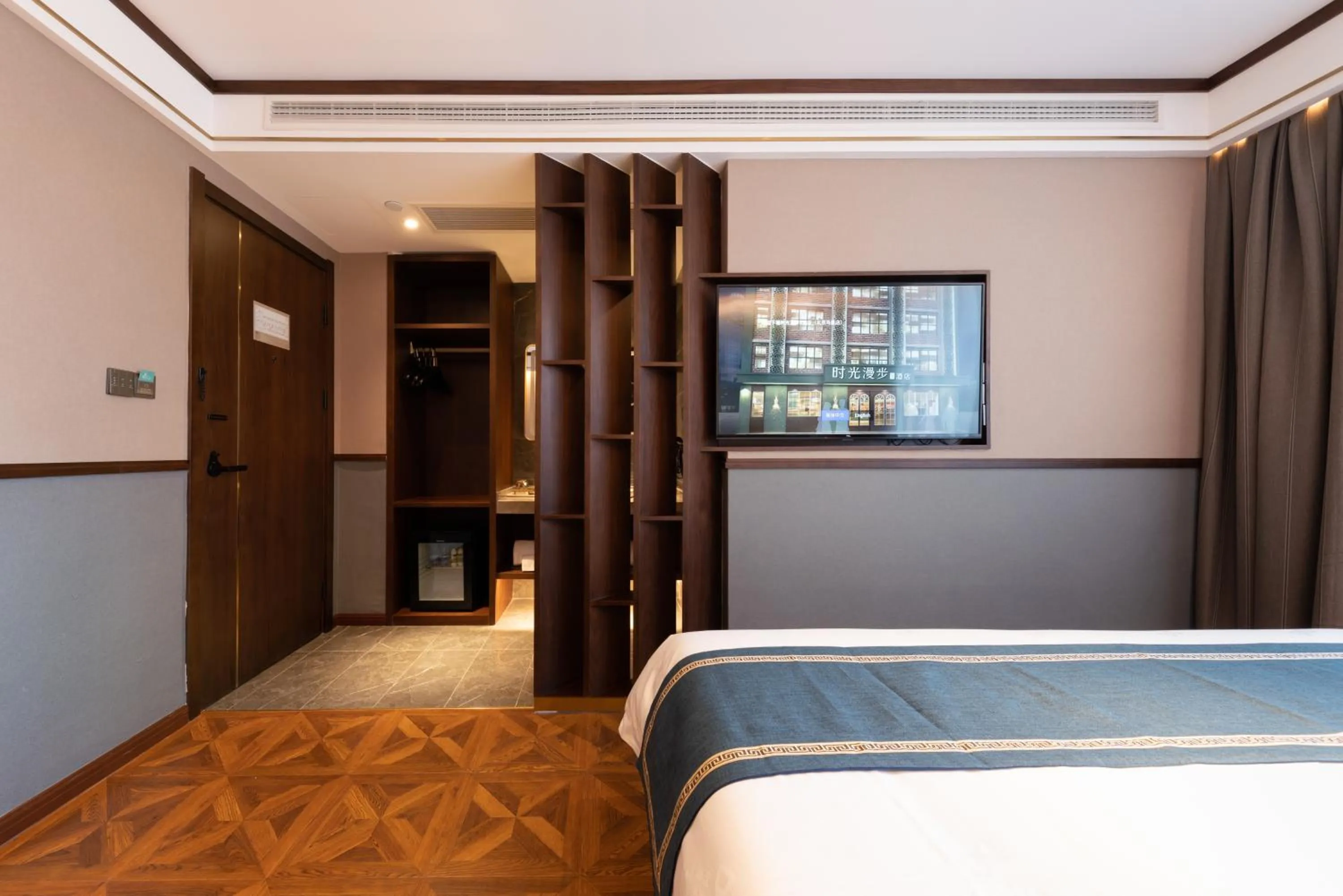 Bed in Nostalgia S Hotel Beijing National Stadium-Bird's Nest