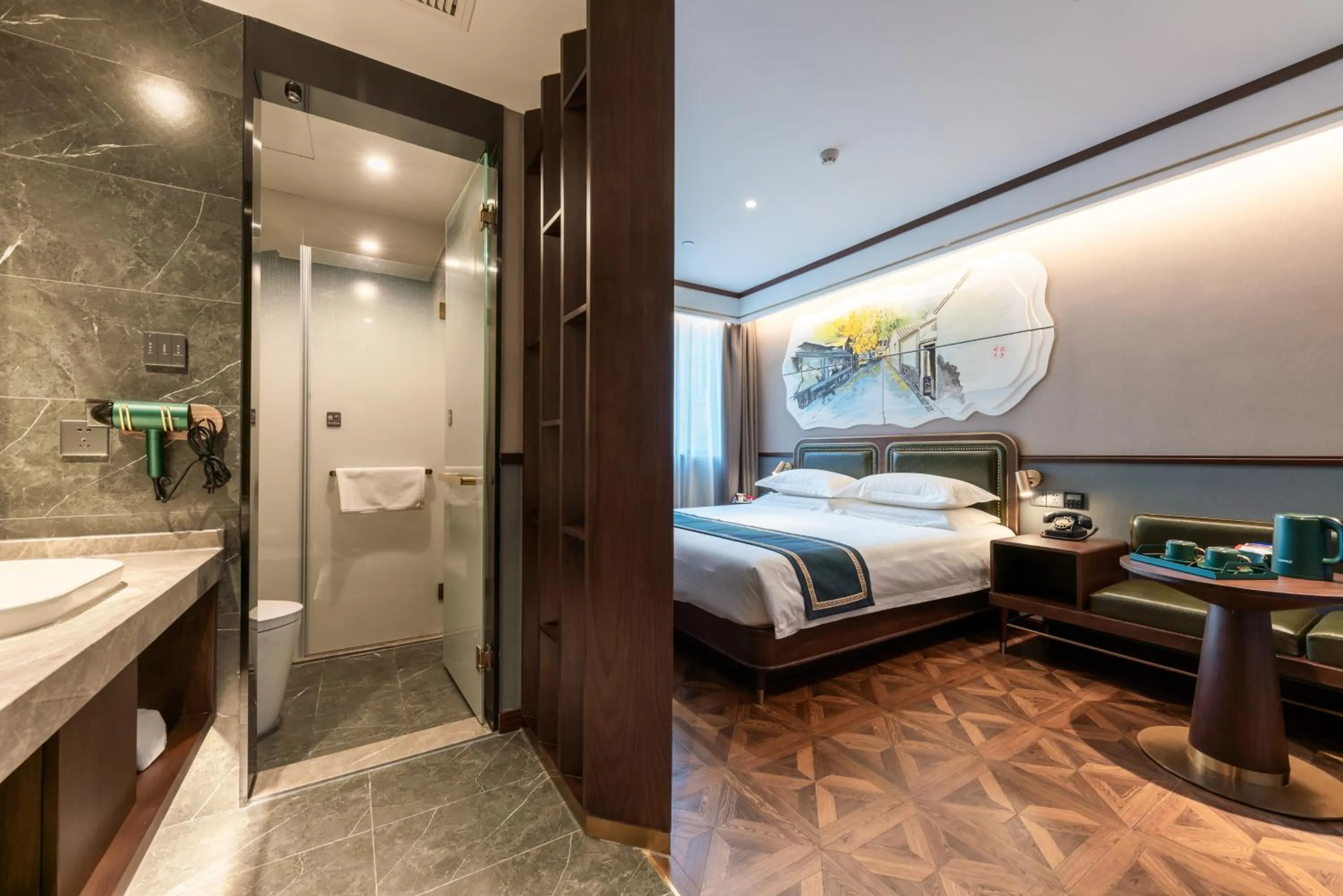 Bed in Nostalgia S Hotel Beijing National Stadium-Bird's Nest
