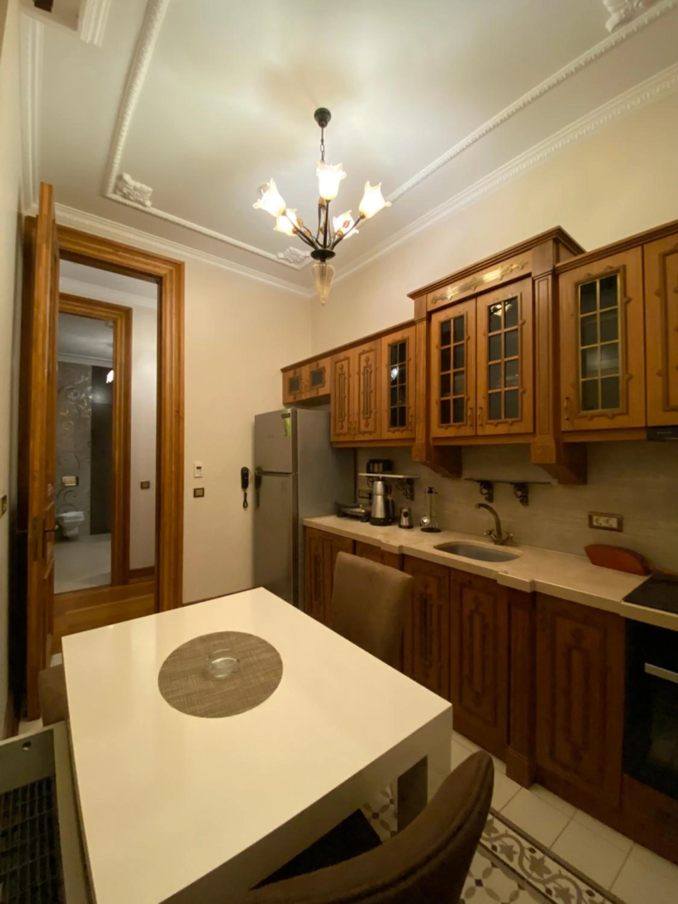 Kitchen or kitchenette in Aslan Residence