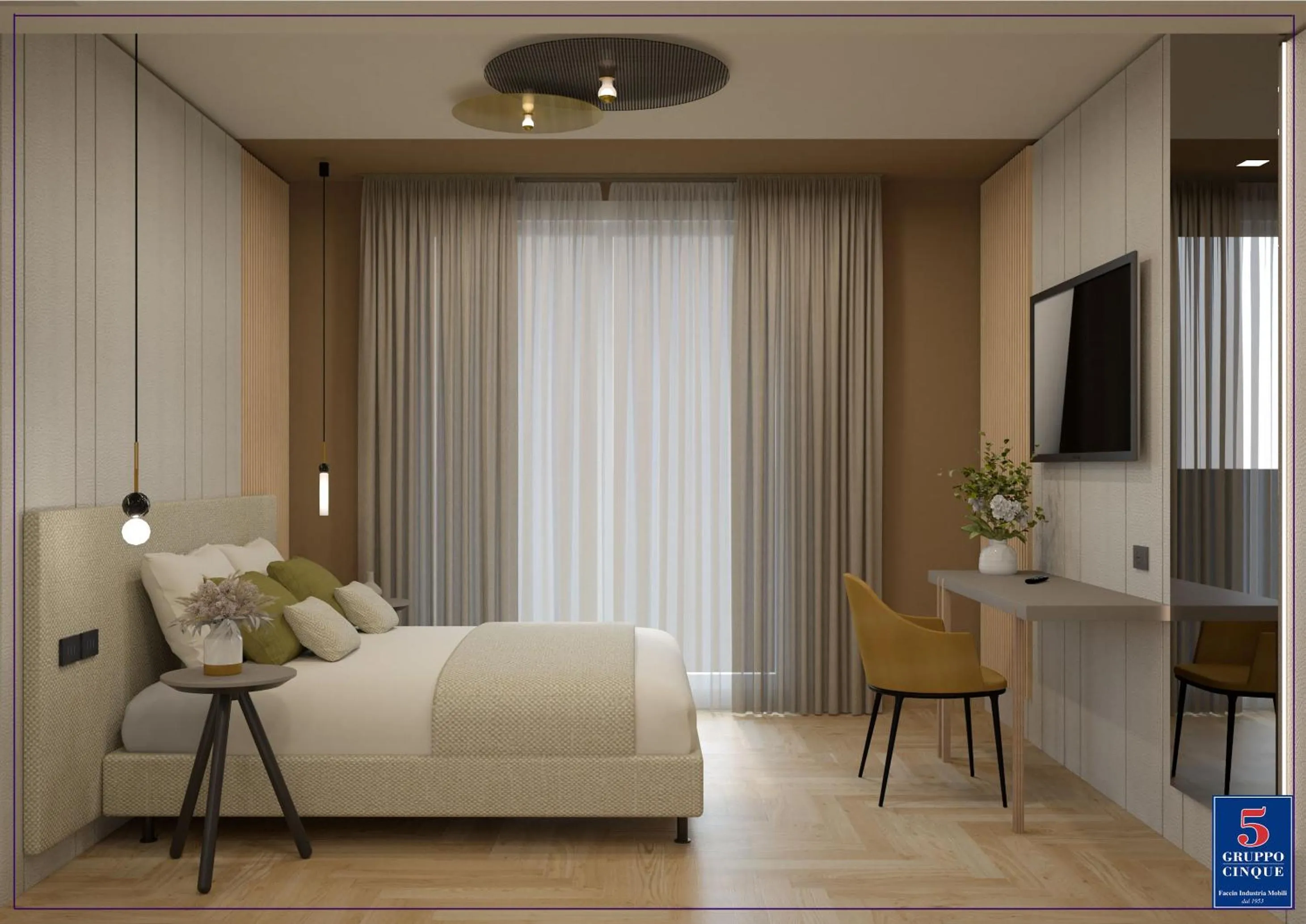 Bedroom, Bed in Hotel Drago - Garda Lake Collection