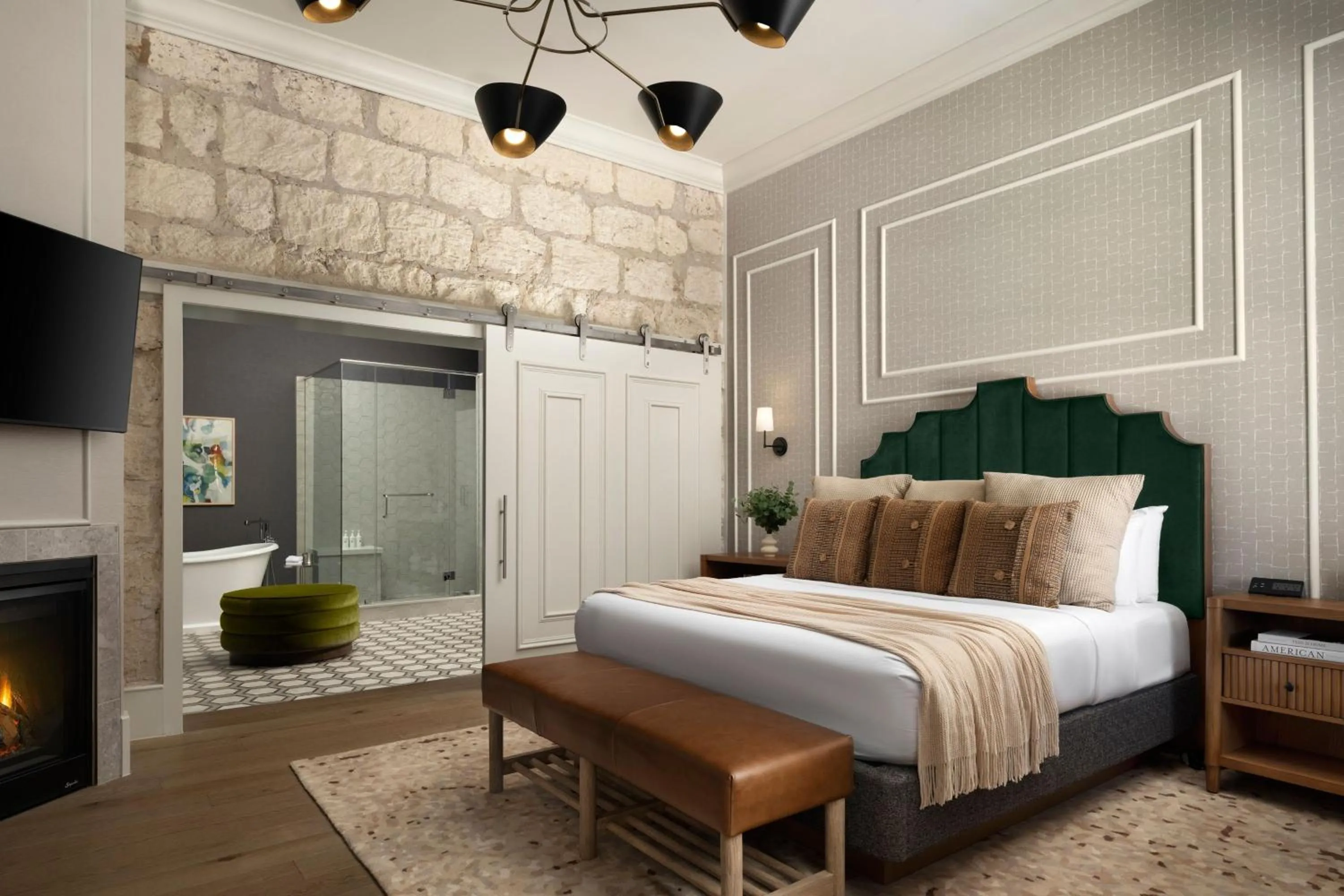 Bedroom, Bed in Plaza San Antonio Hotel & Spa, Autograph Collection