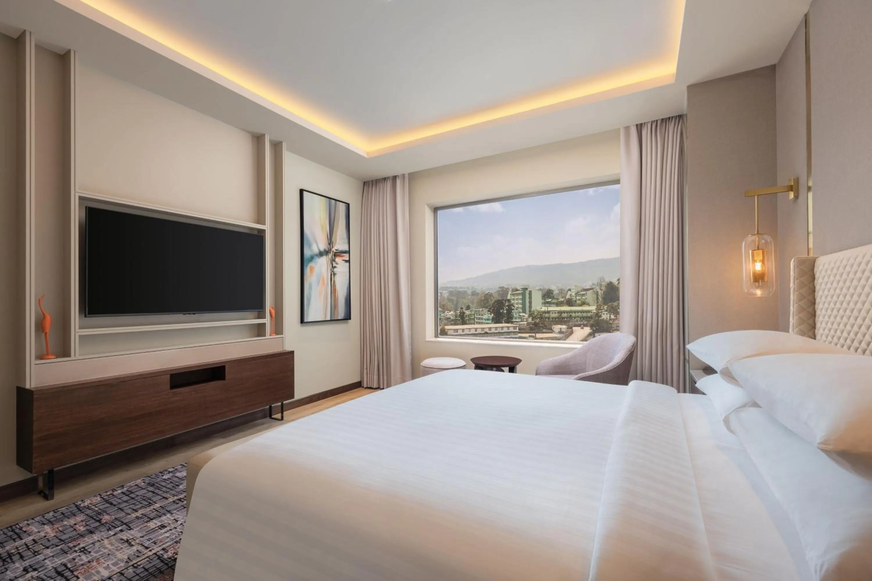 Photo of the whole room, Bed in Courtyard by Marriott Shillong