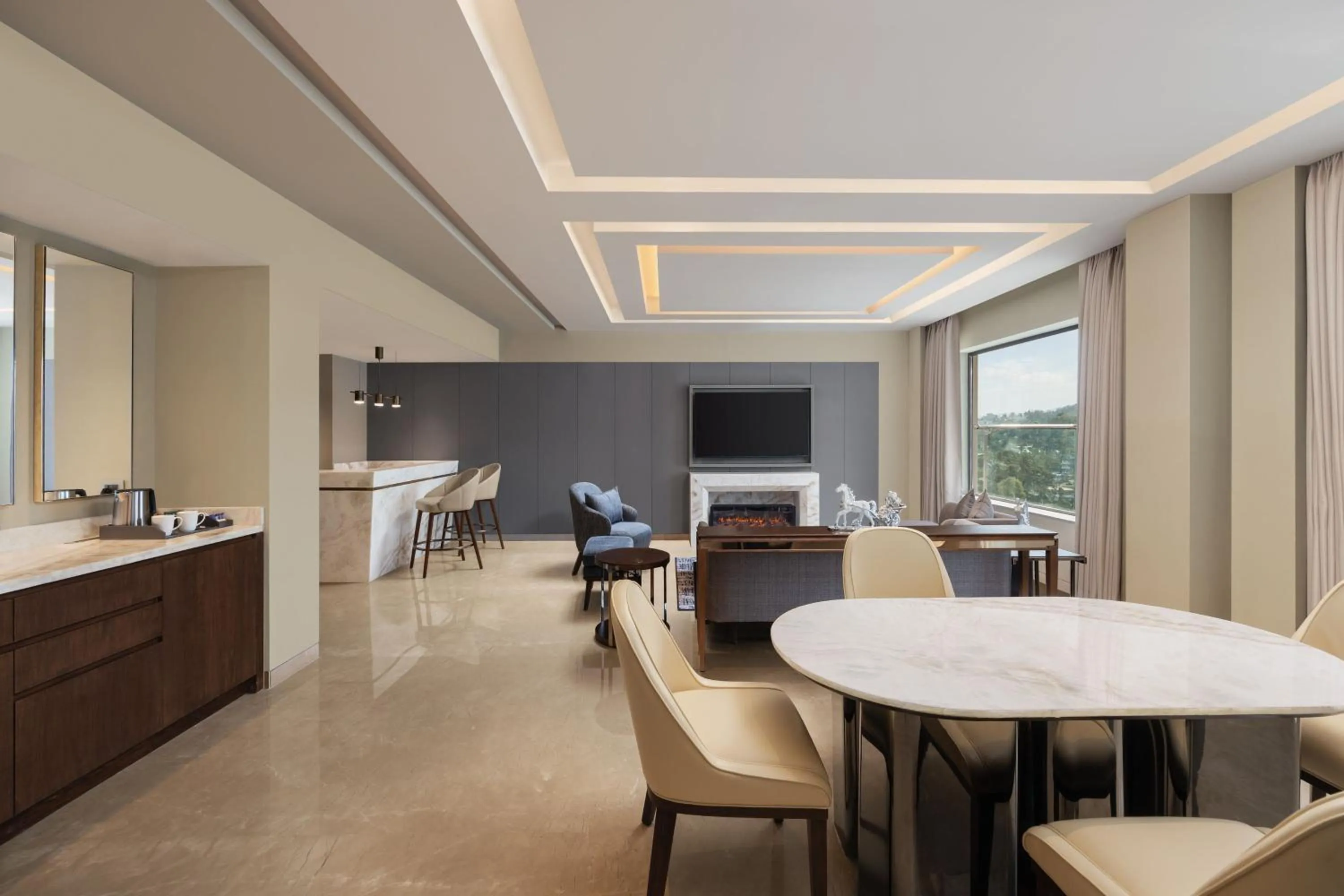 Living room in Courtyard by Marriott Shillong