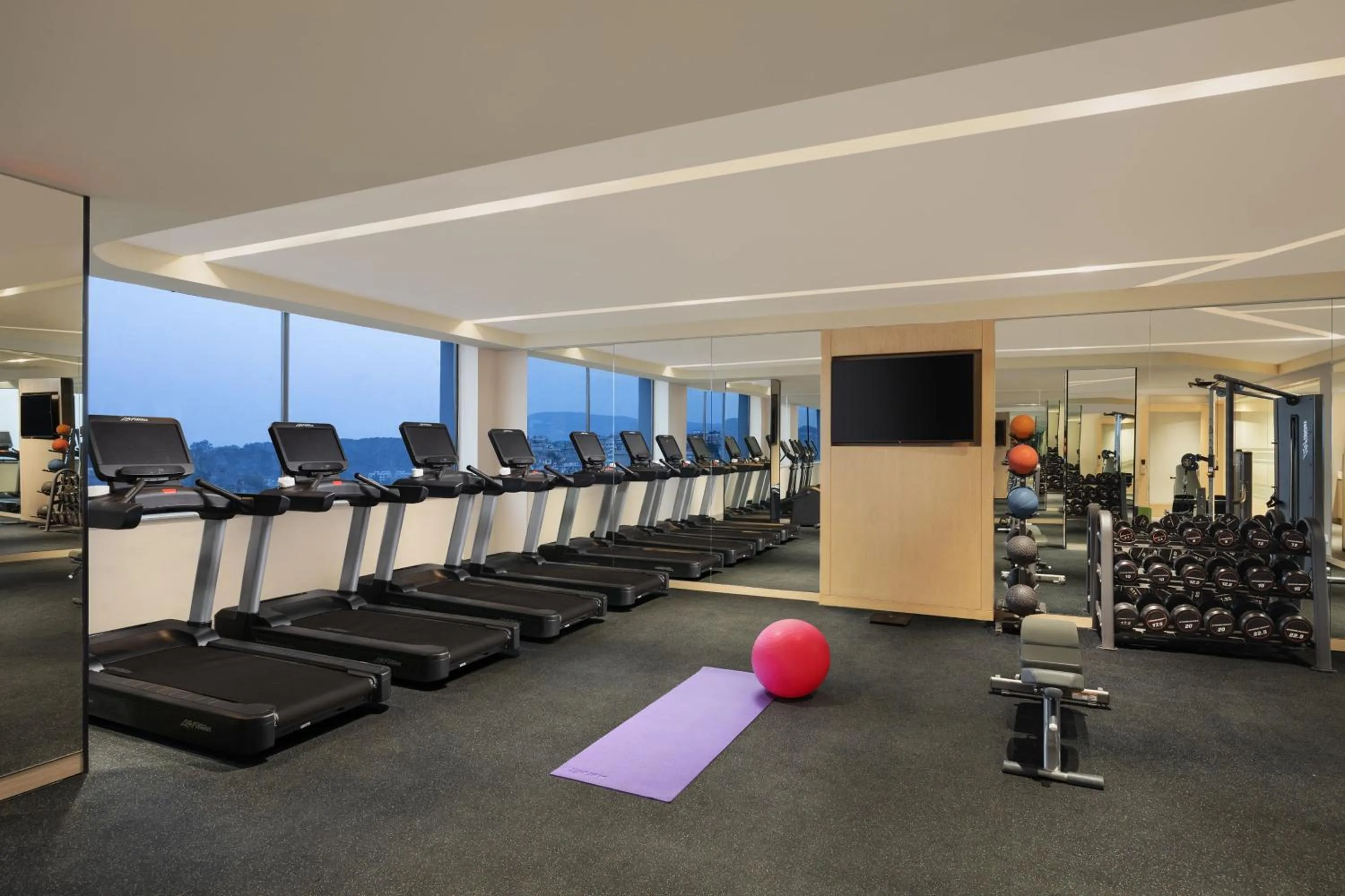 Fitness centre/facilities in Courtyard by Marriott Shillong