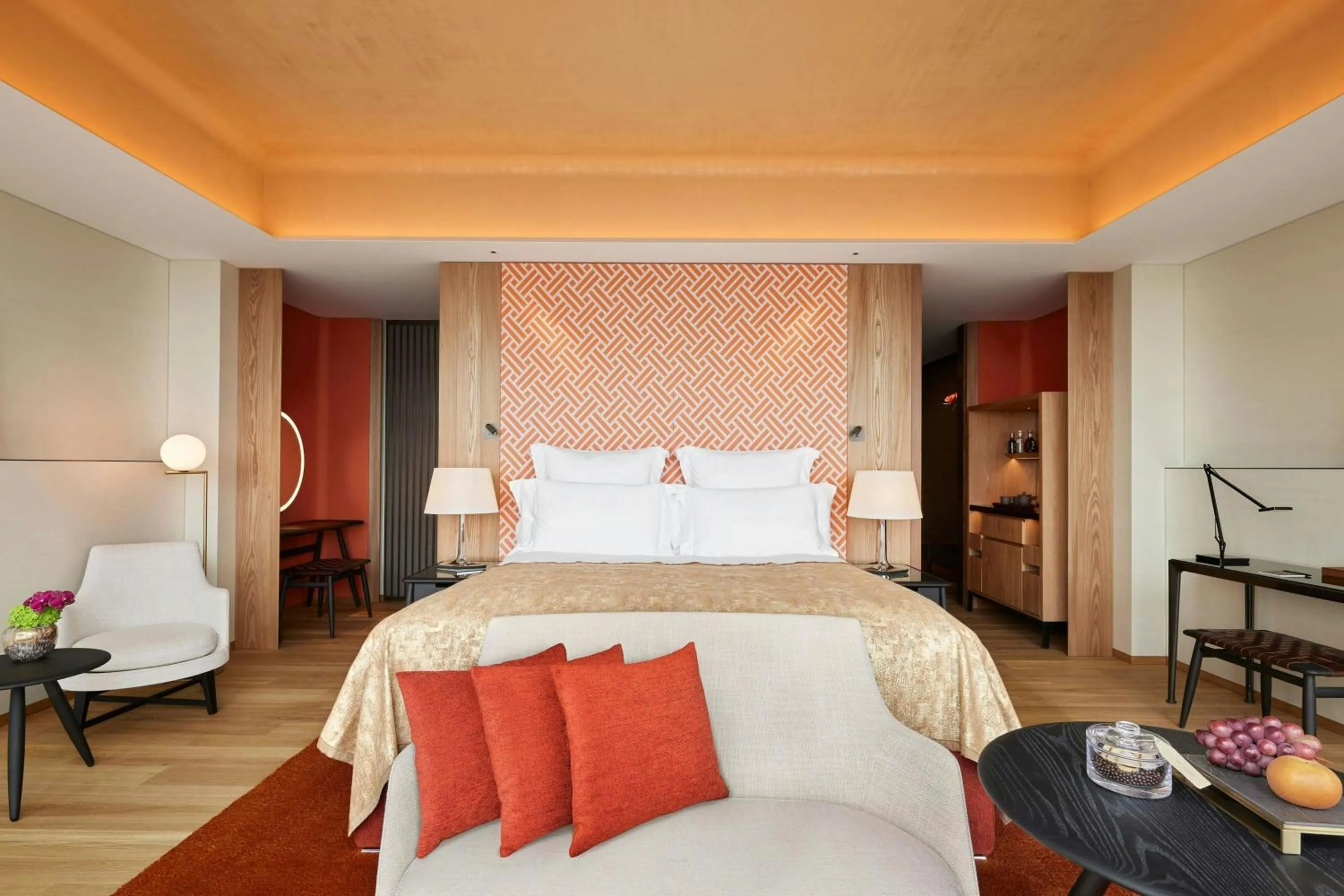 Bedroom, Bed in Bvlgari Hotel Tokyo