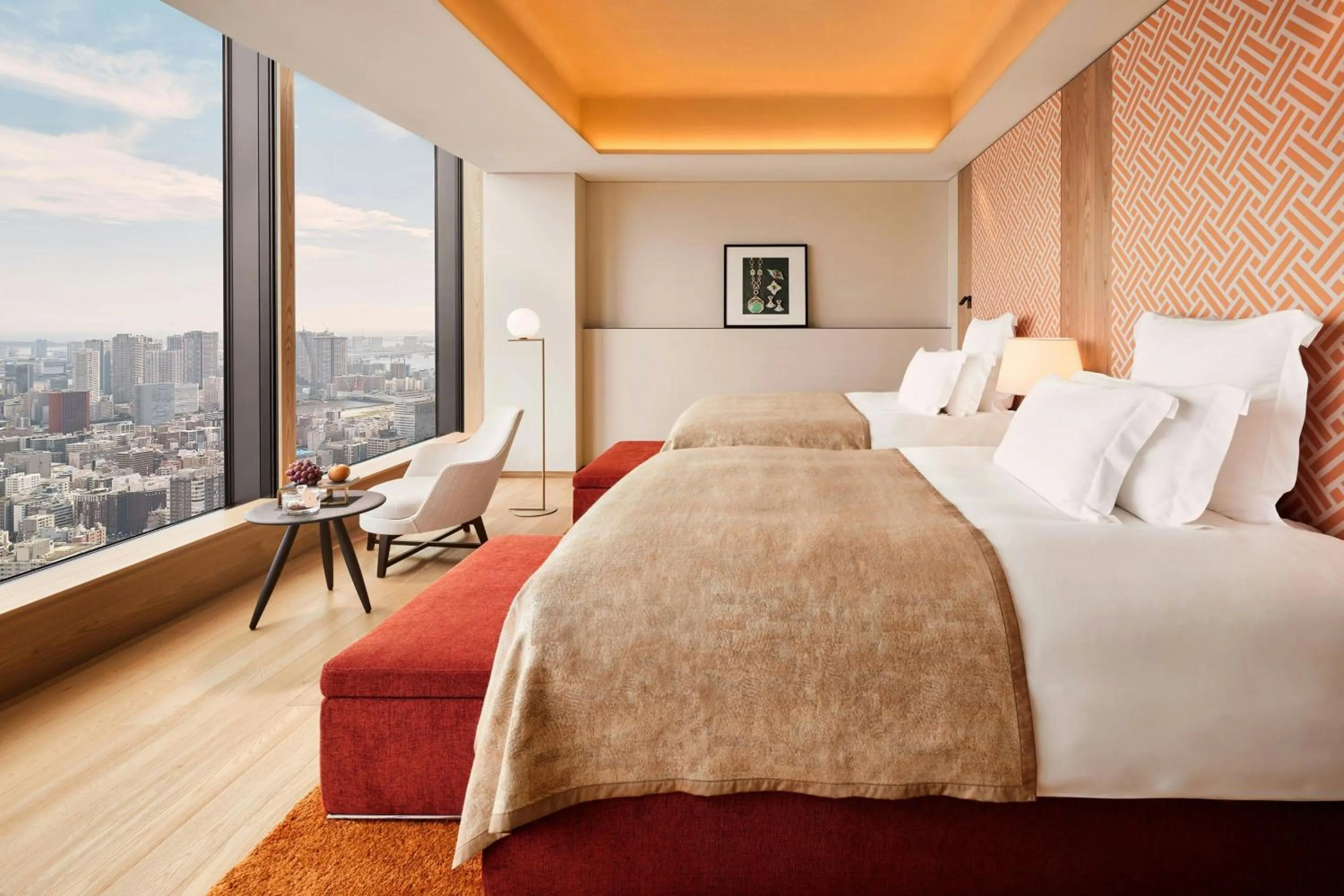 Bedroom, Bed in Bvlgari Hotel Tokyo