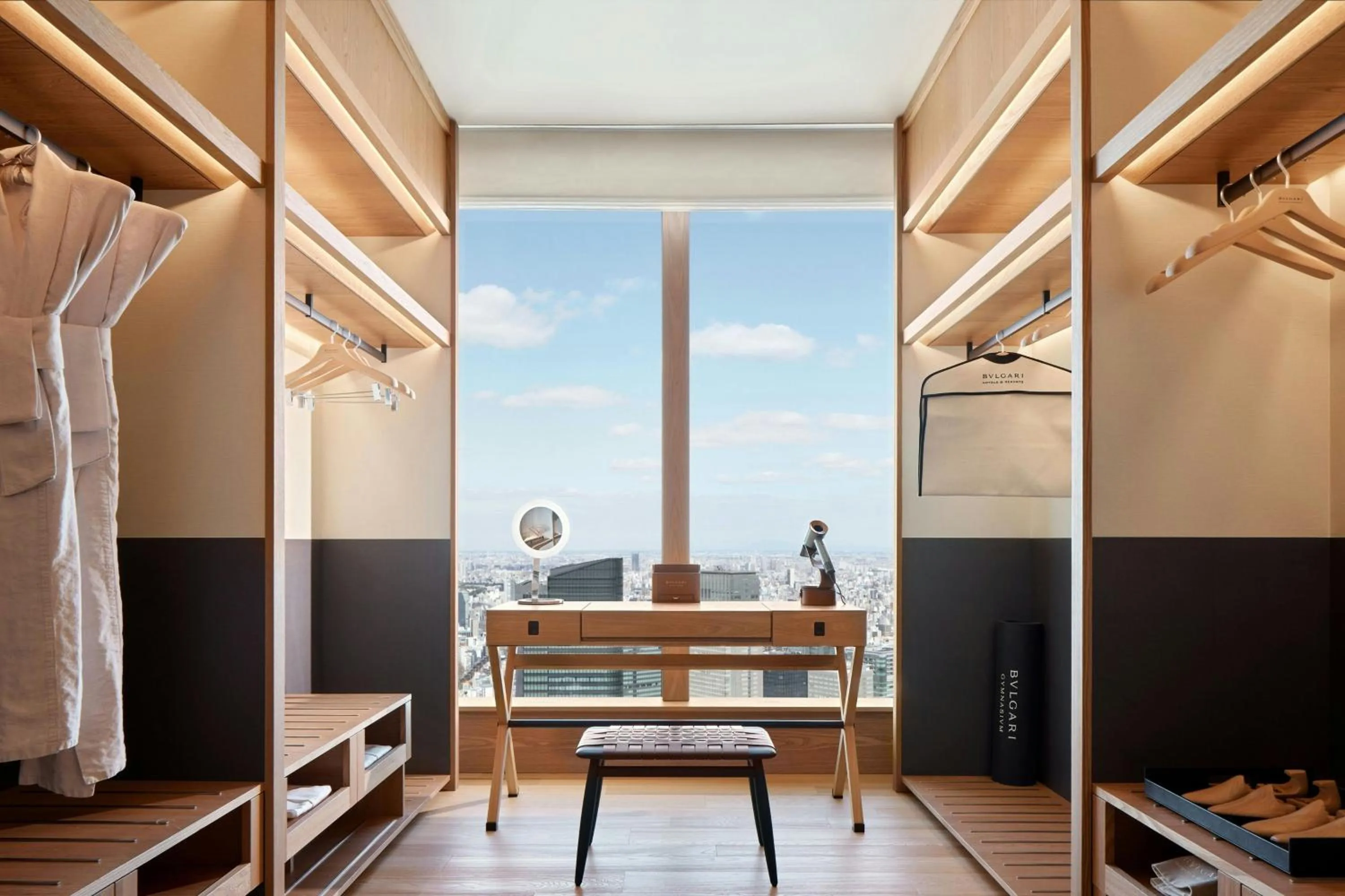 Photo of the whole room in Bvlgari Hotel Tokyo