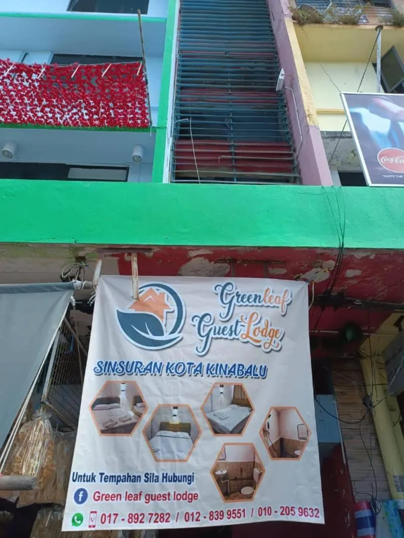 Facade/entrance in Hotel O Green Leaf Guest Lodge Kk