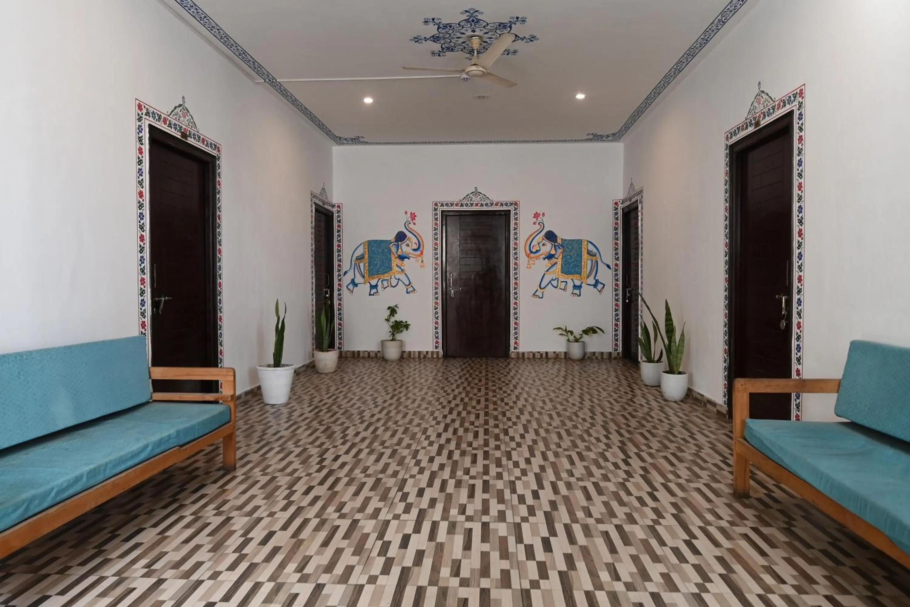 Seating area in Pansal Kothi - A Boutique Hotel