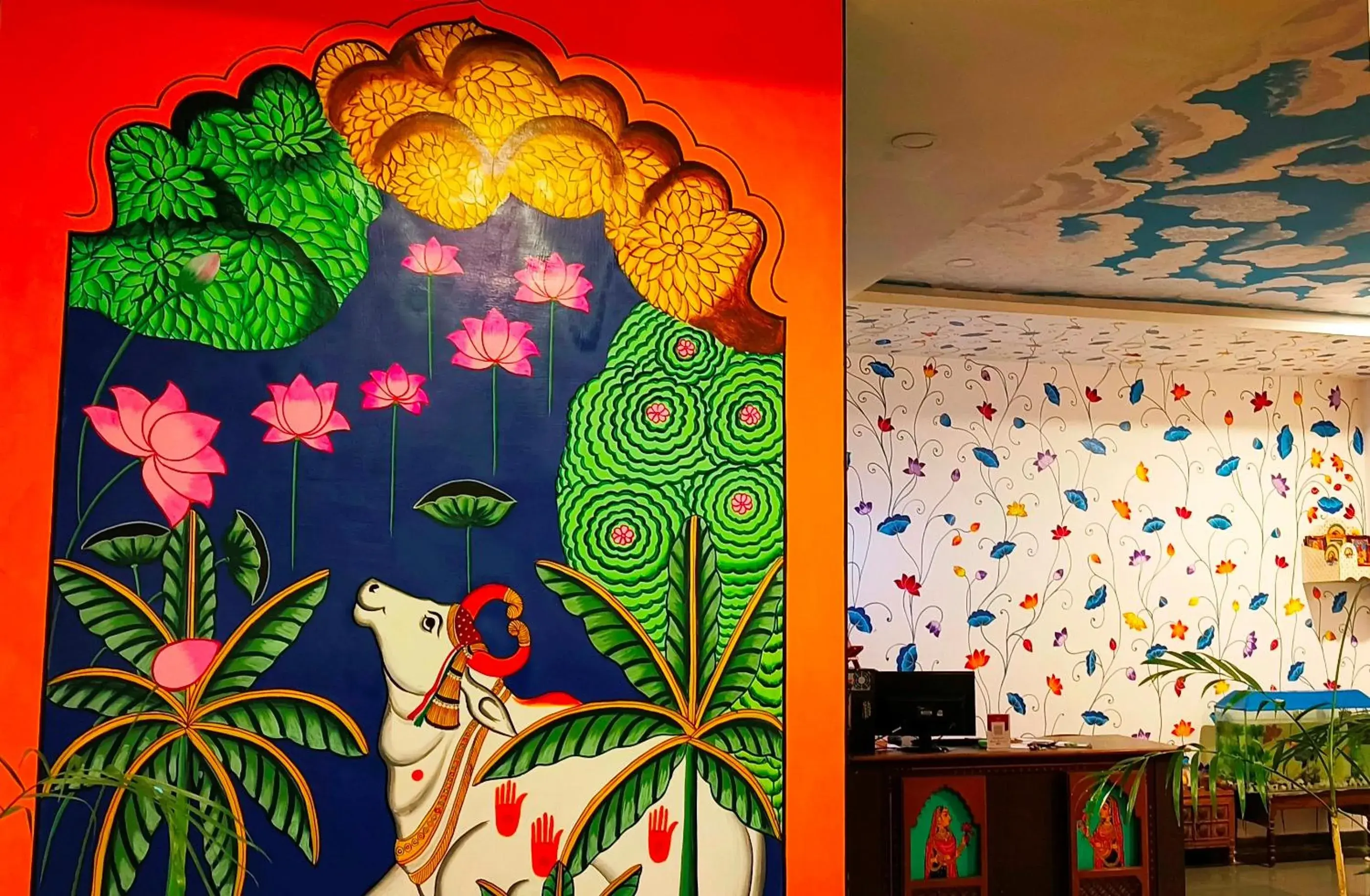 Lobby or reception in Pansal Kothi - A Boutique Hotel Lobby or reception in Pansal Kothi - A Boutique Hotel