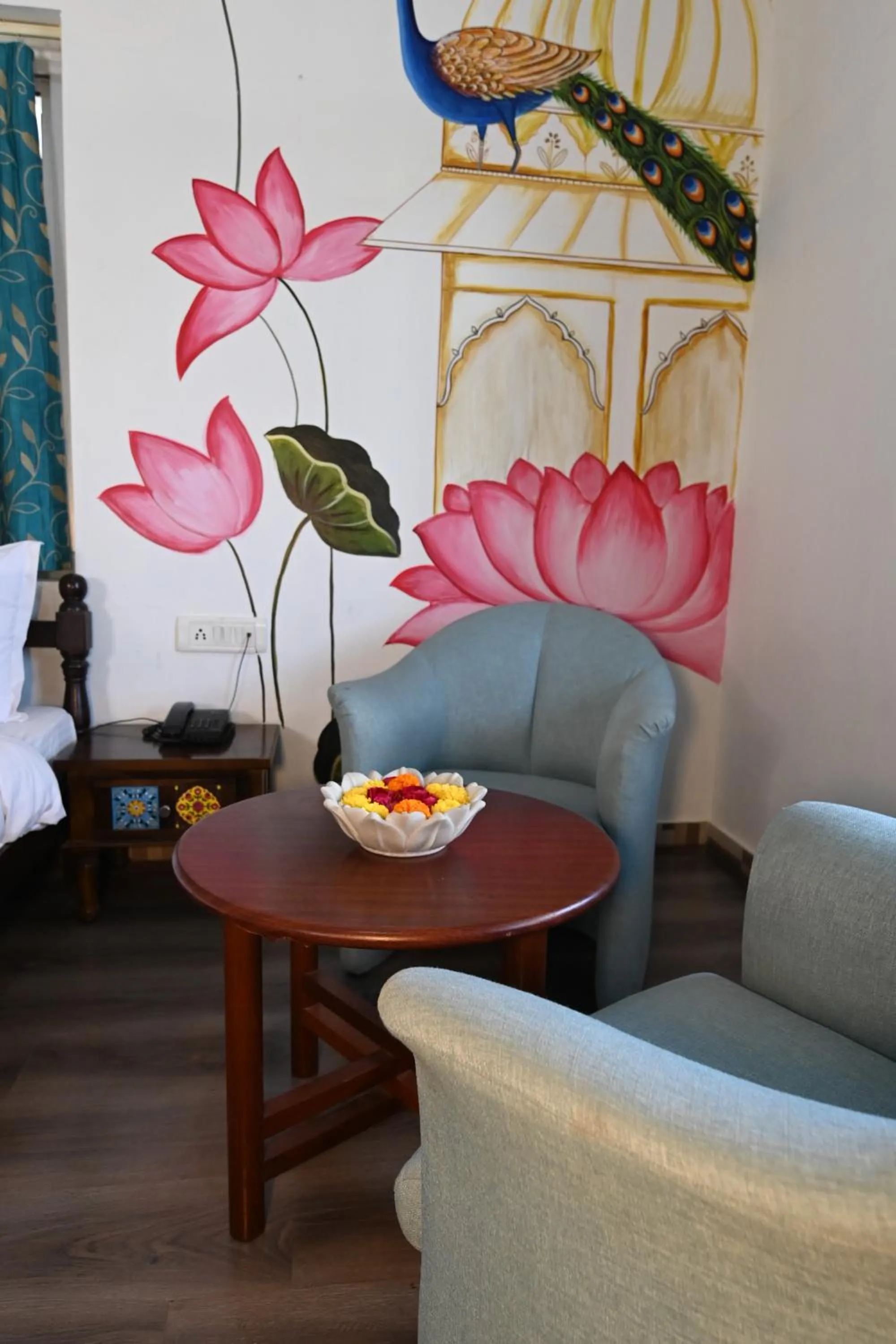 Seating area in Pansal Kothi - A Boutique Hotel