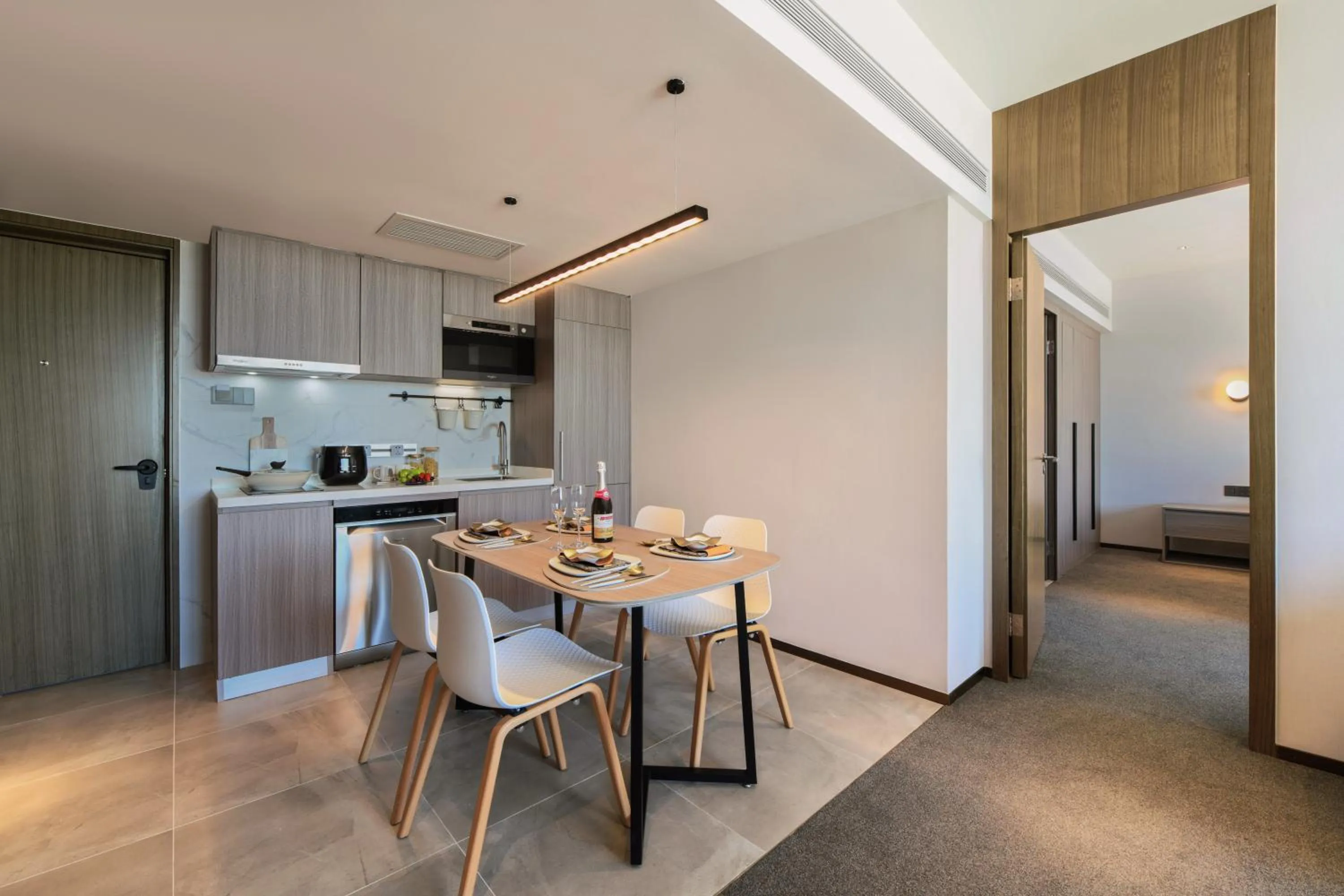 Kitchen or kitchenette in Guangzhou Hotel