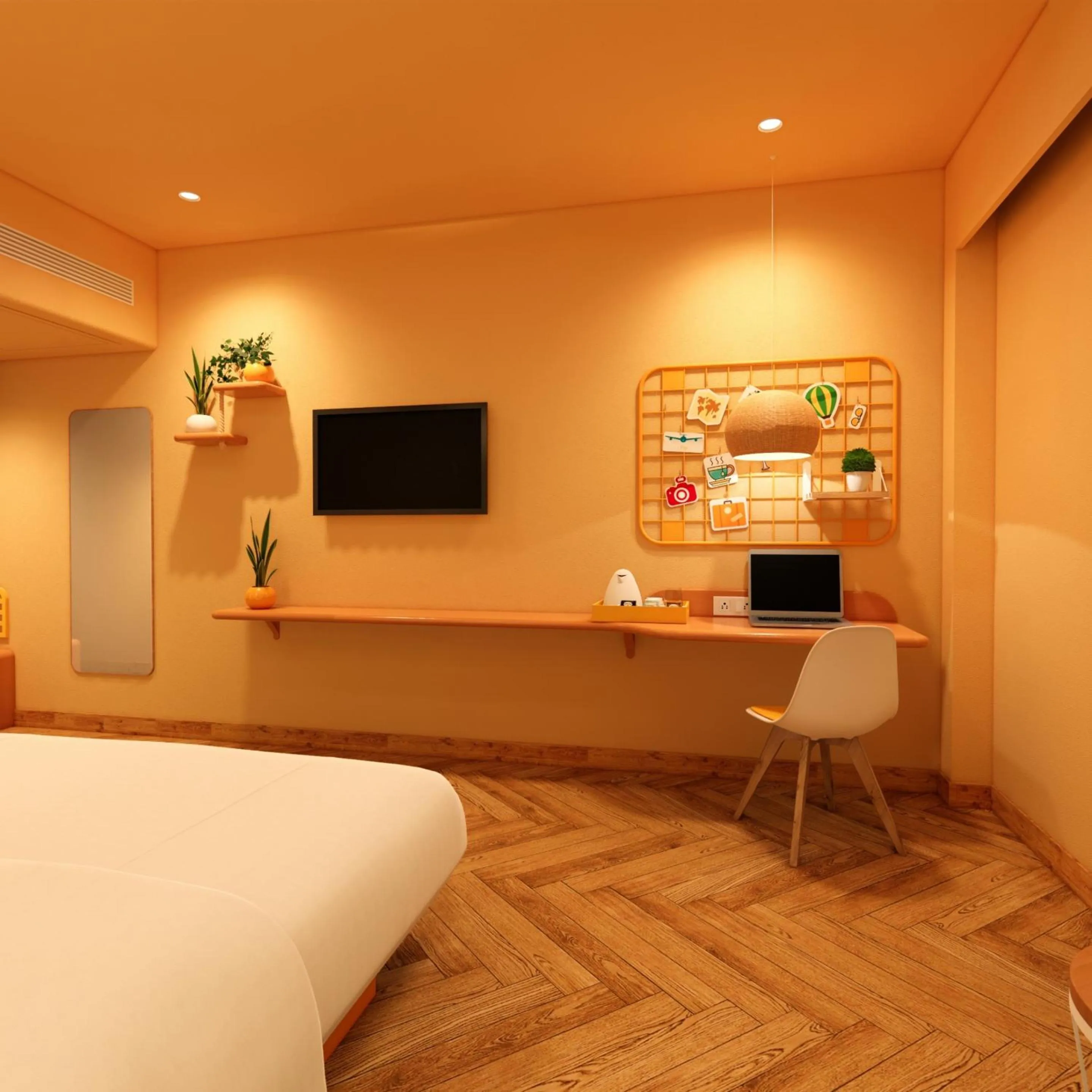 Bedroom in Bloom Hotel - Golf Course Road, Sector 43