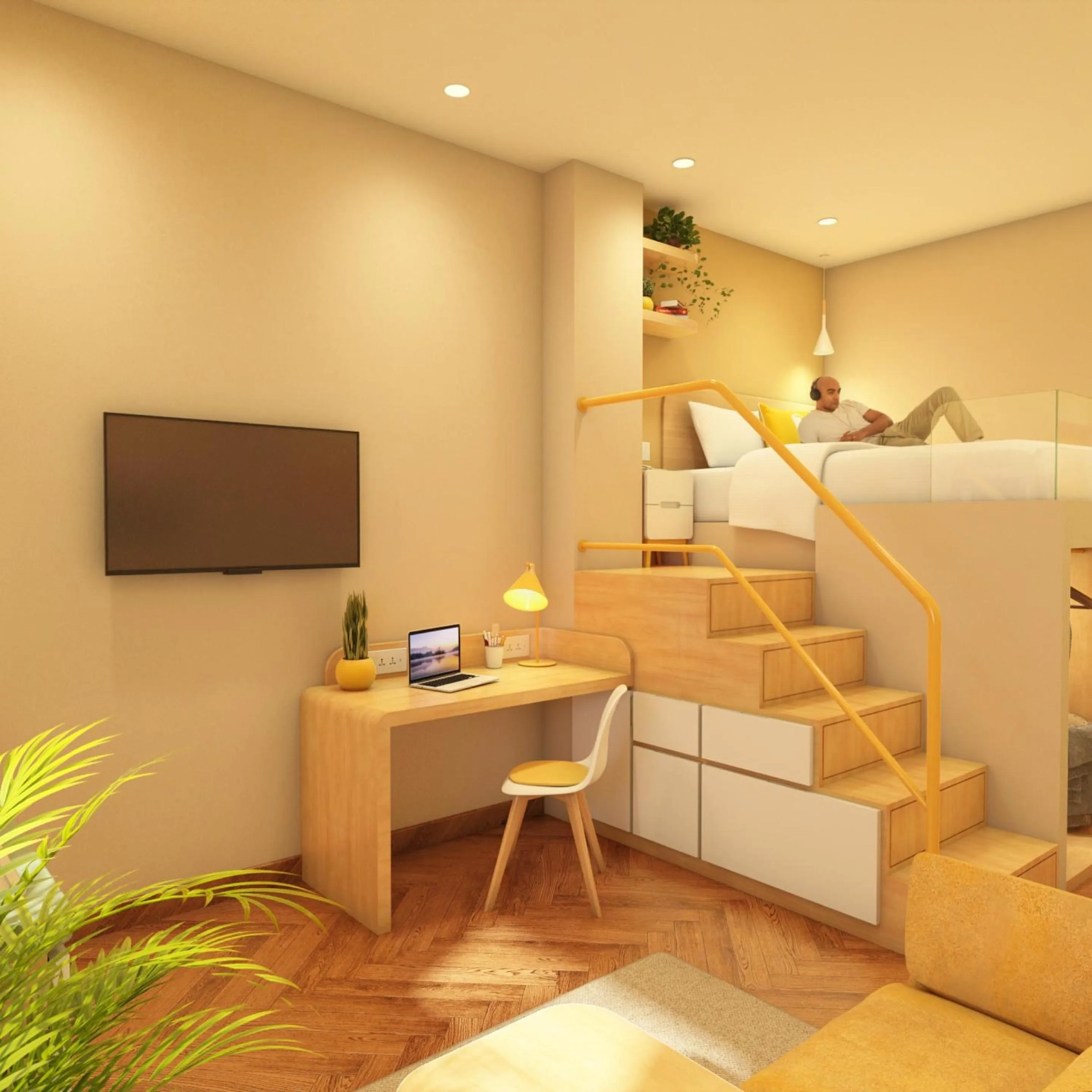 Bedroom in Bloom Hotel - Golf Course Road, Sector 43