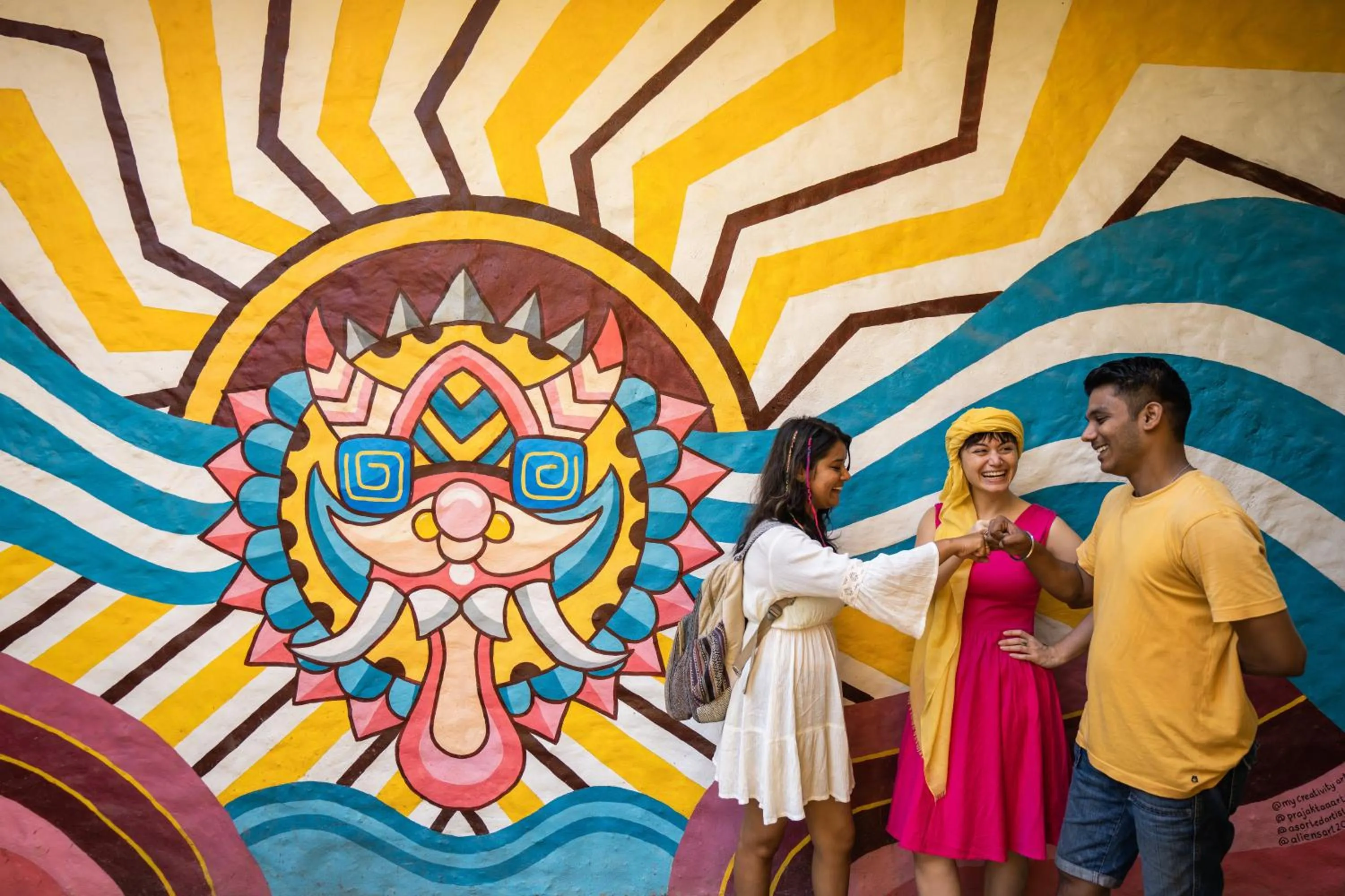 People in Zostel Goa, Morjim