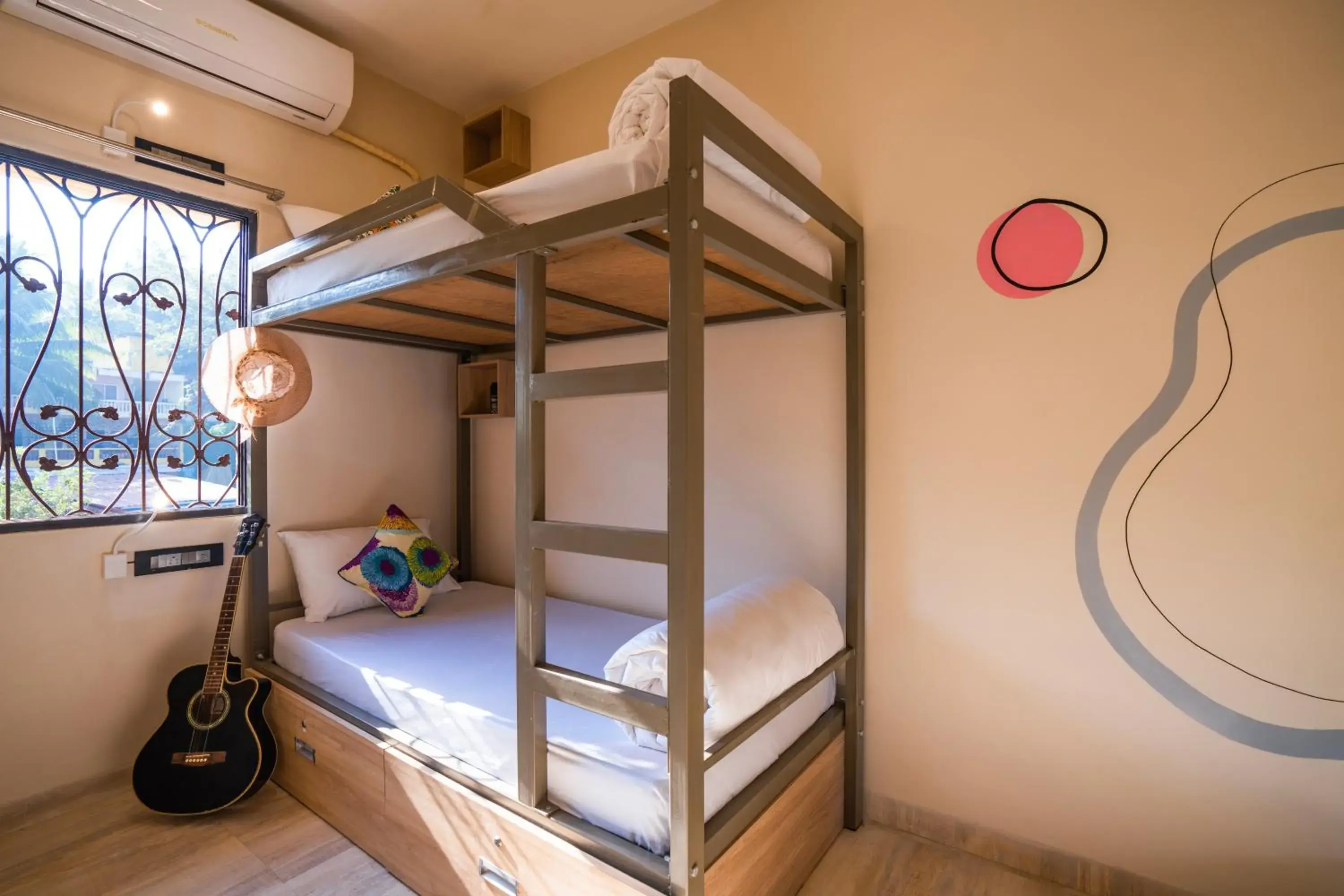 Photo of the whole room, Bed in Zostel Goa, Morjim Photo of the whole room, Bed in Zostel Goa, Morjim