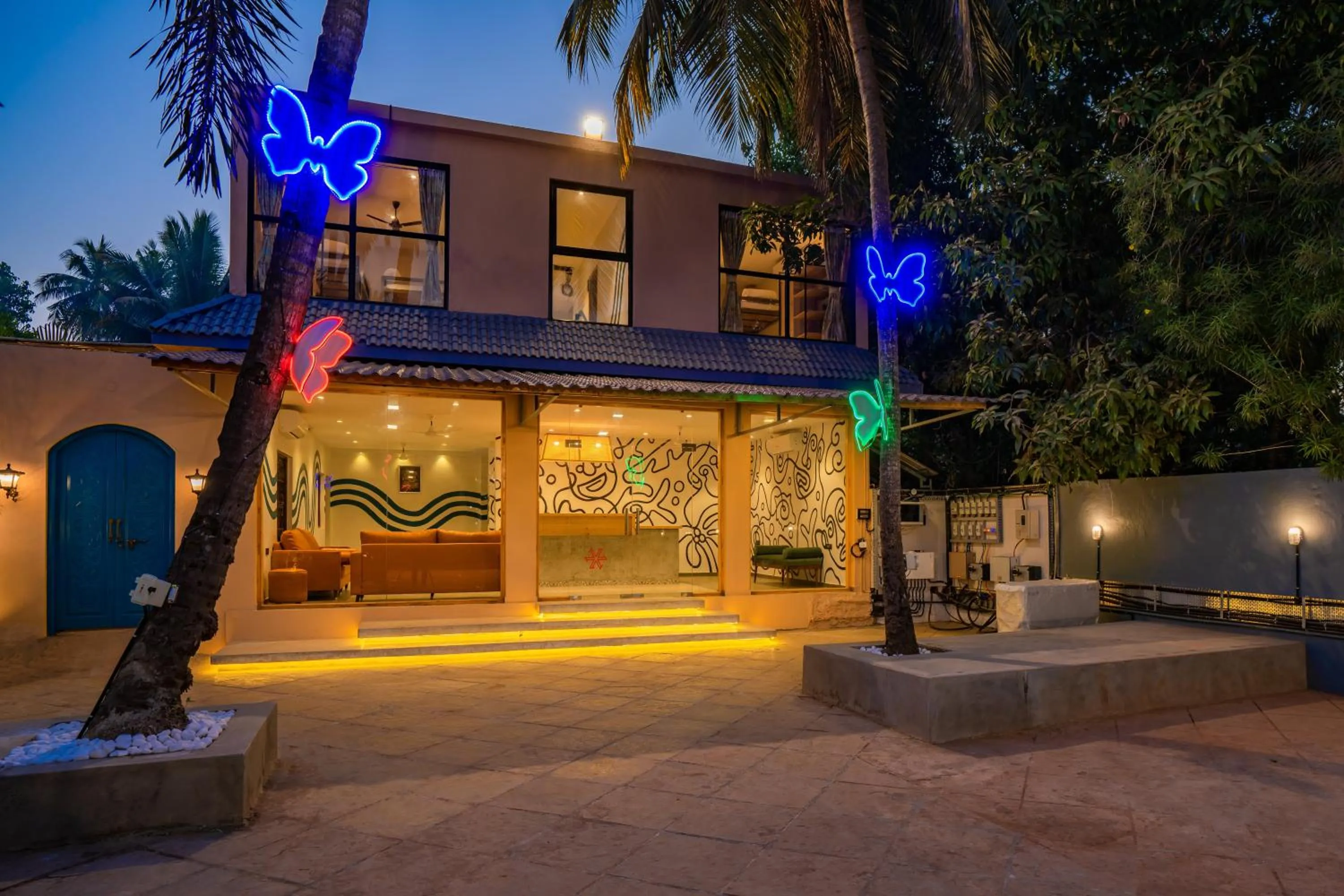 Property building in Zostel Goa, Morjim