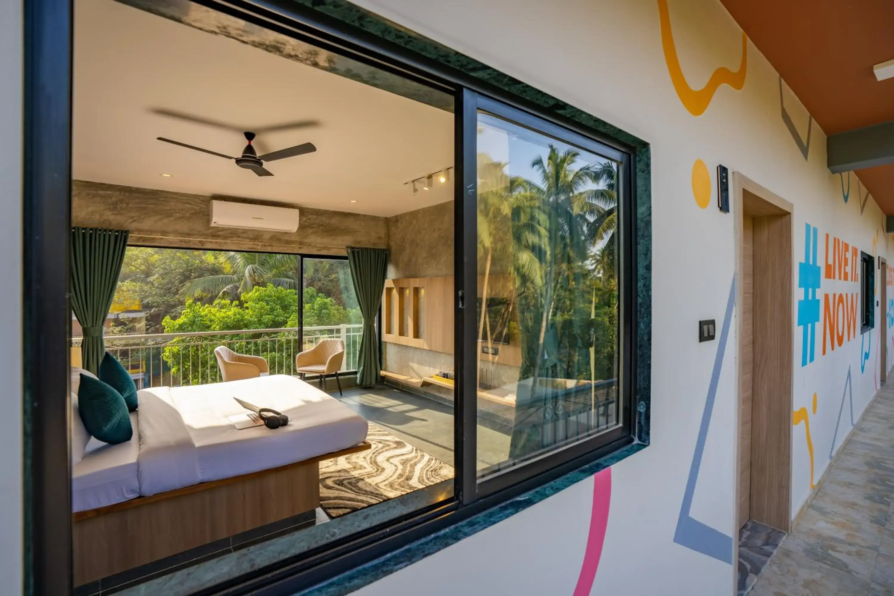 View (from property/room), Bed in Zostel Goa, Morjim View (from property/room), Bed in Zostel Goa, Morjim