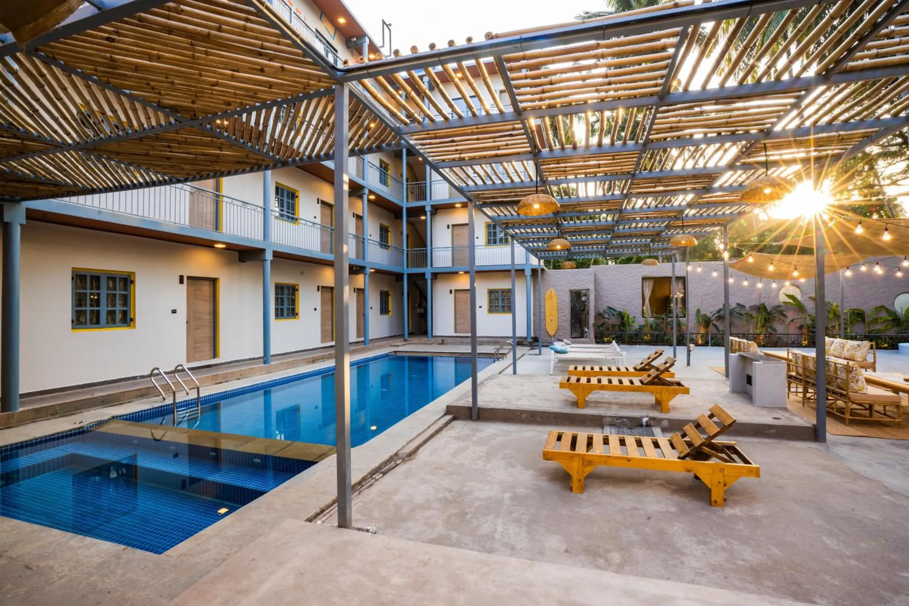 Property building in Zostel Goa, Morjim Property building in Zostel Goa, Morjim