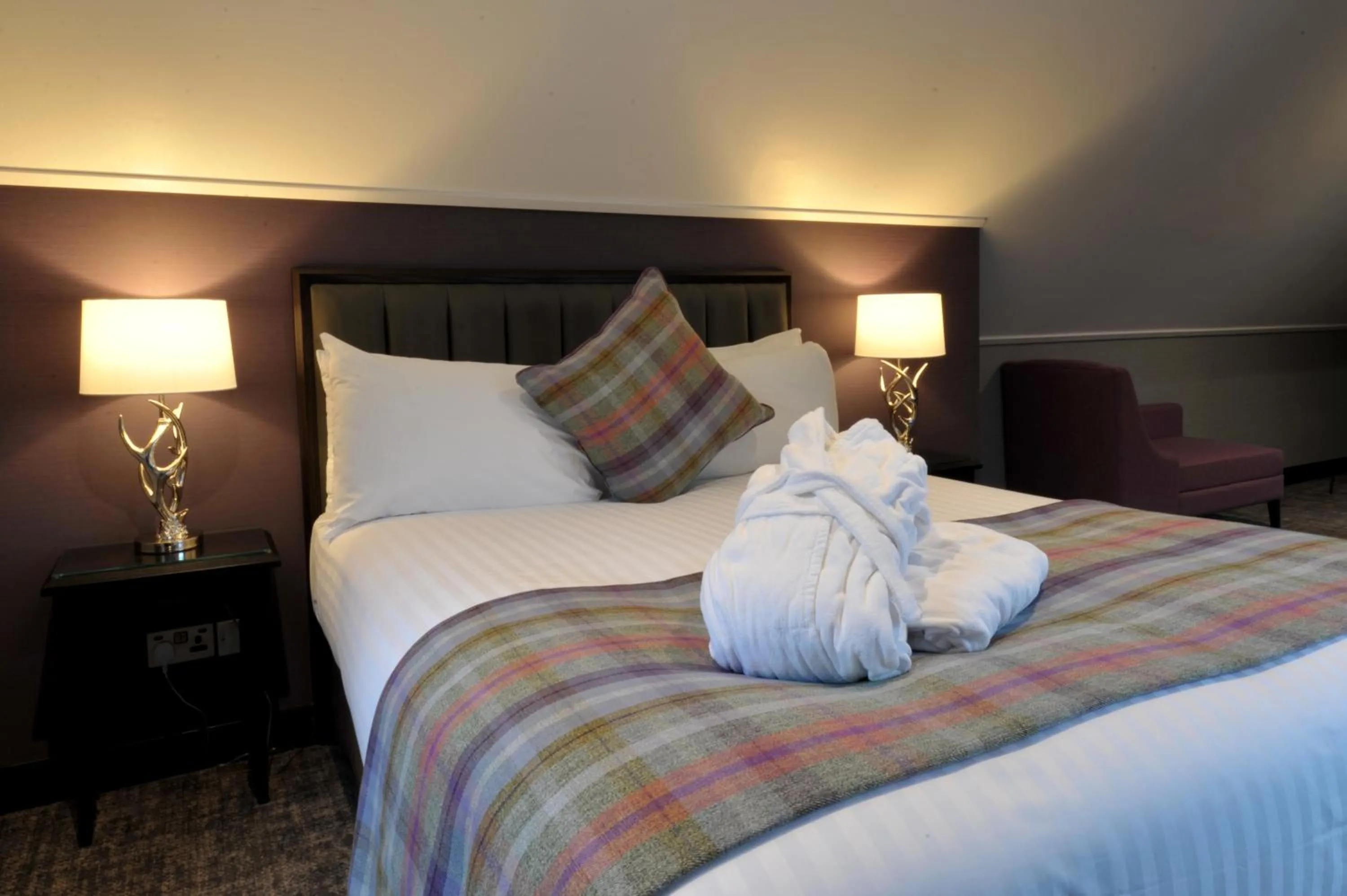 Bed in The Beach House Loch Lomond