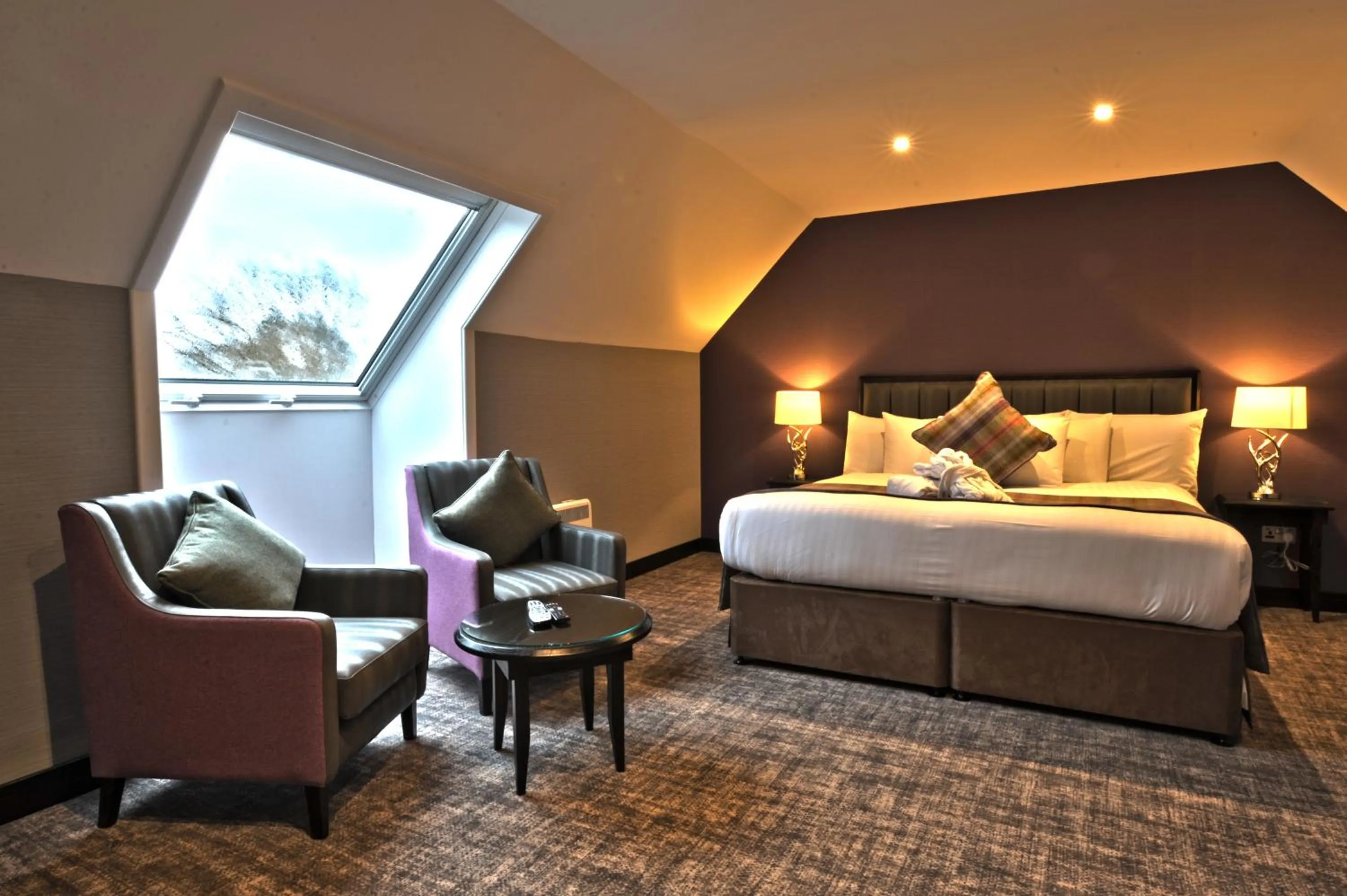 Bed in The Beach House Loch Lomond