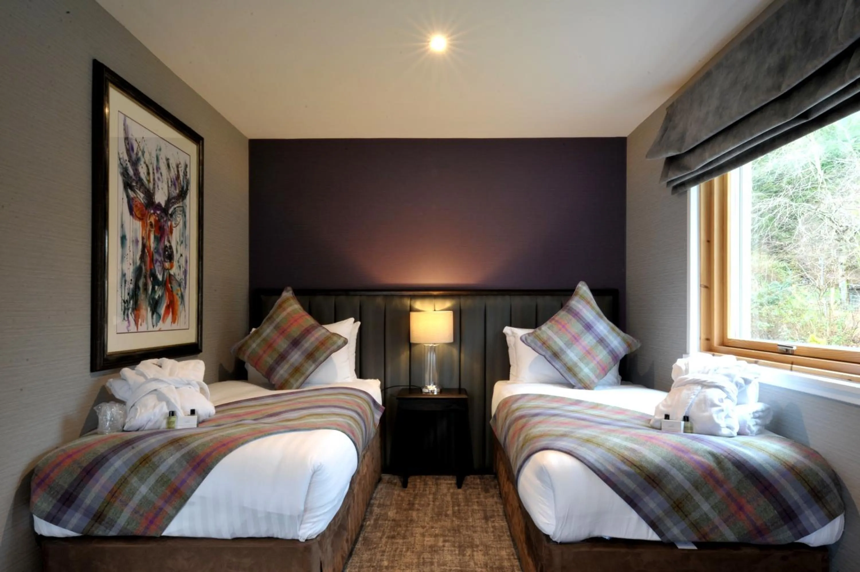 Bedroom, Bed in The Beach House Loch Lomond