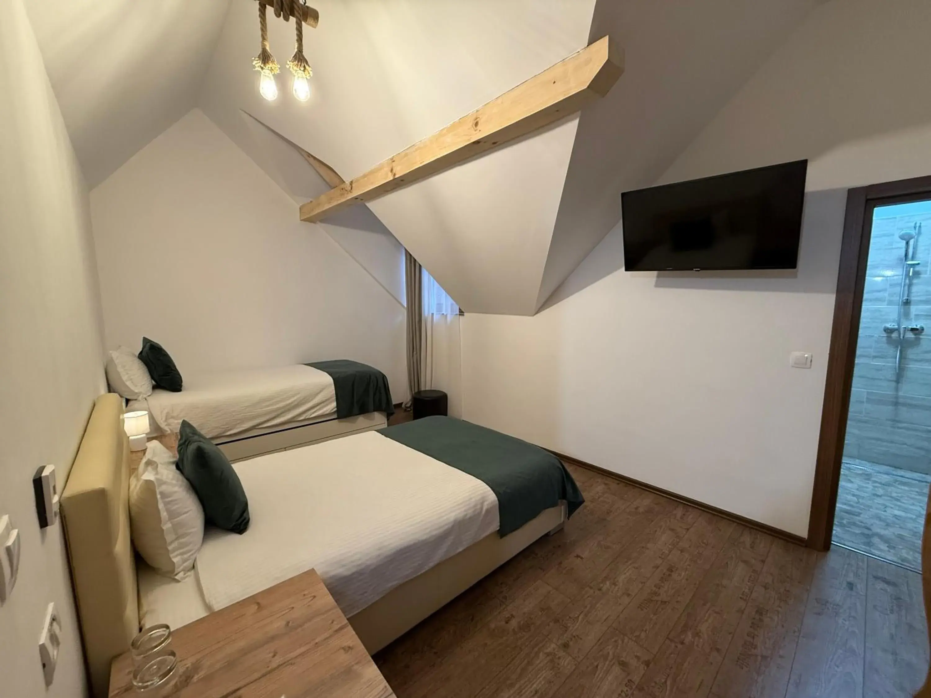 Budget Twin Room in Conacul Radacinilor Budget Twin Room in Conacul Radacinilor